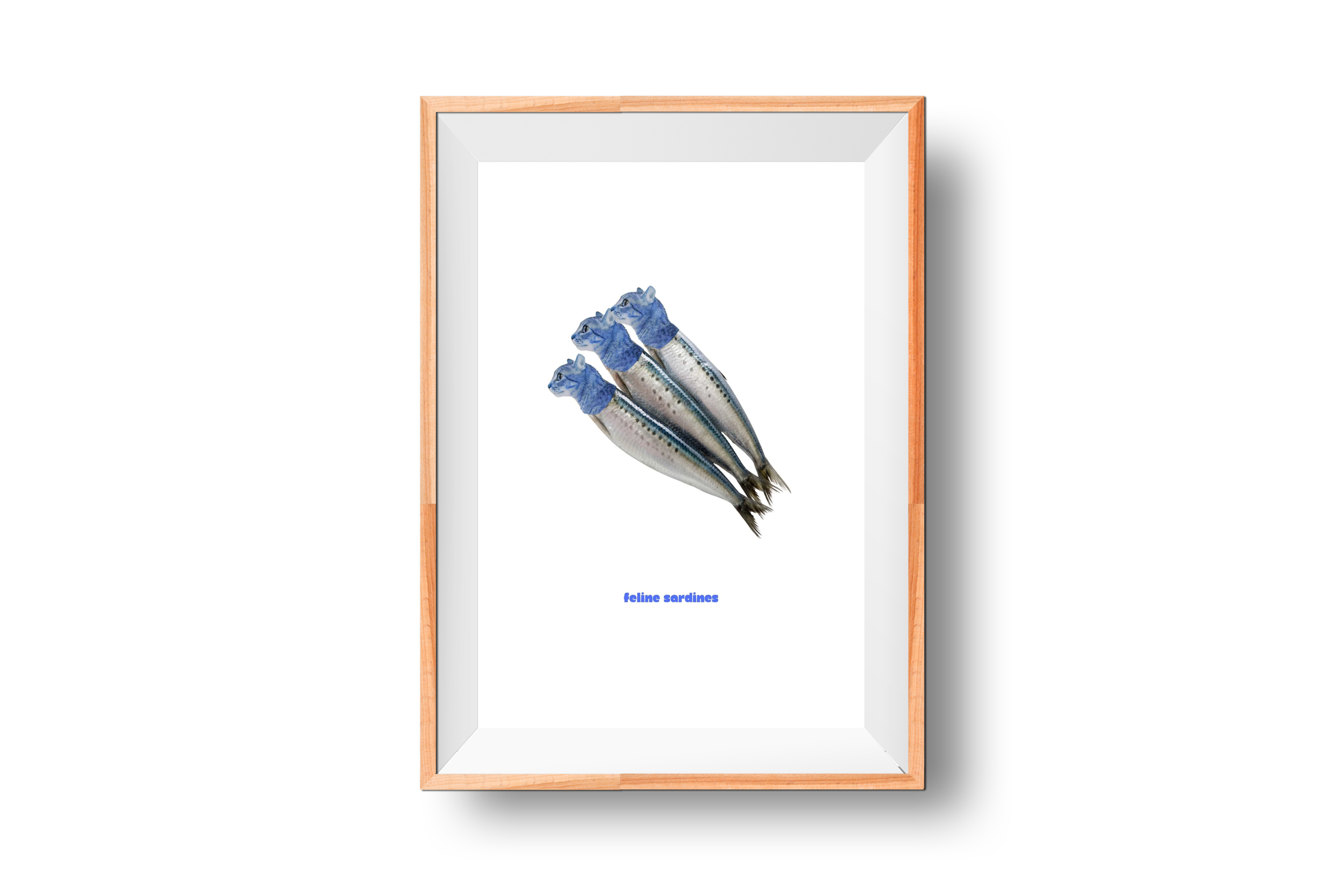 feline sardines instant download, cat wall art, funny cat poster. kitchen decor print