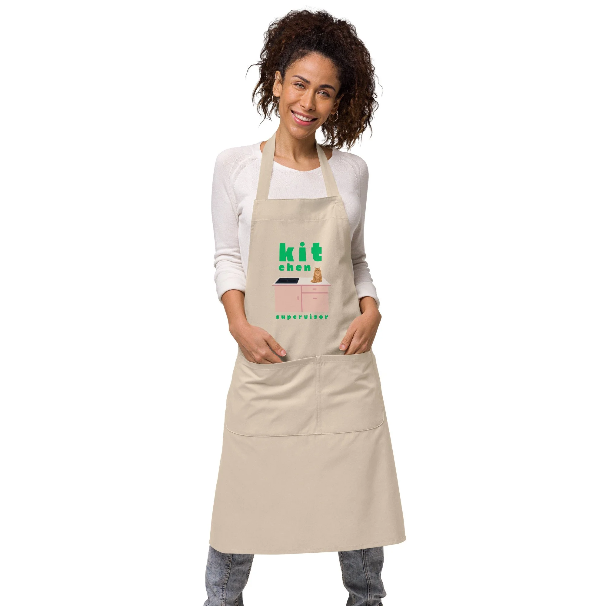 foodie gift, cat lovers gift kitchen apron