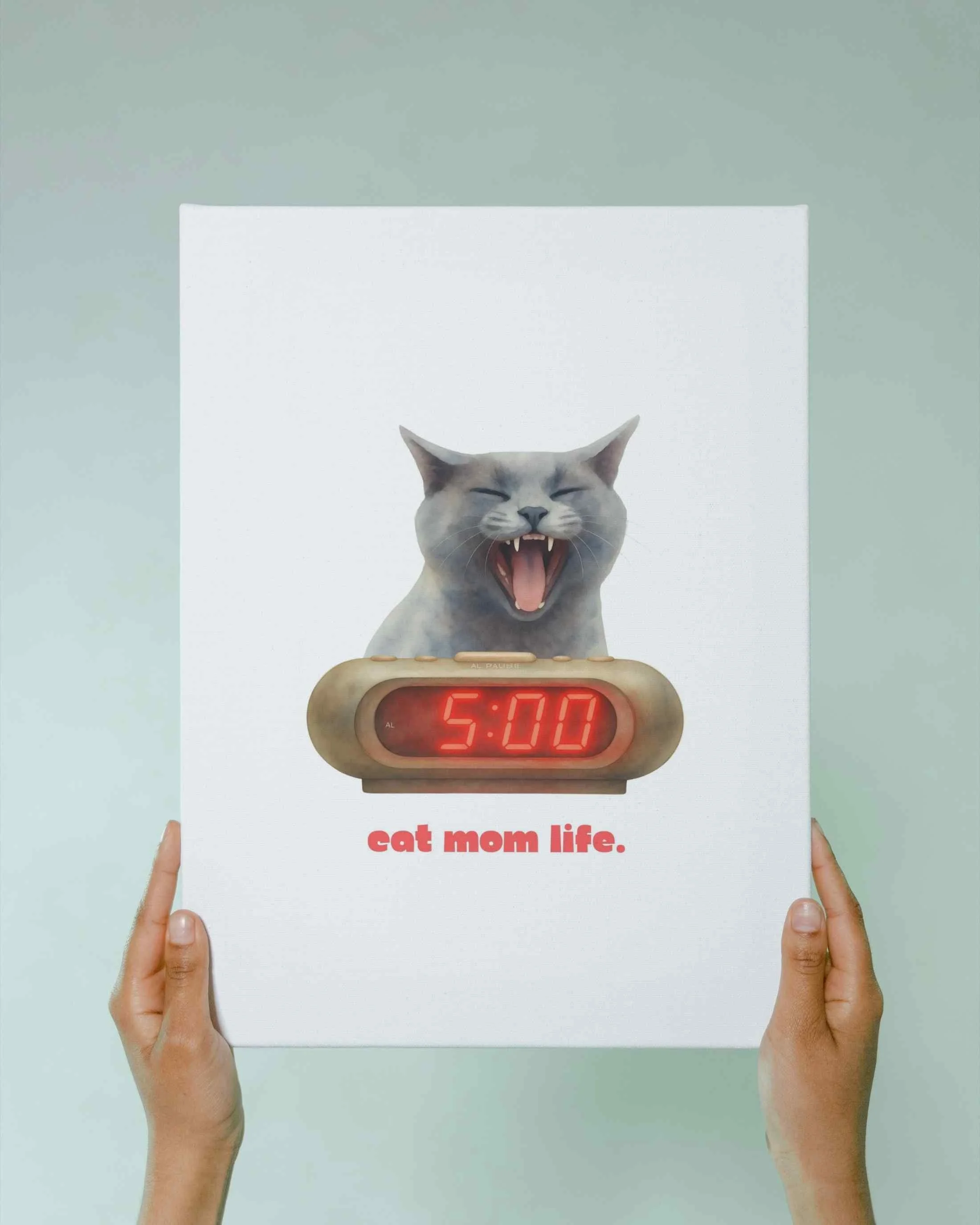 Cat Mom Life — Funny Cat Mom Instant Download Print | Mother's Day Gift | Melo & Mia