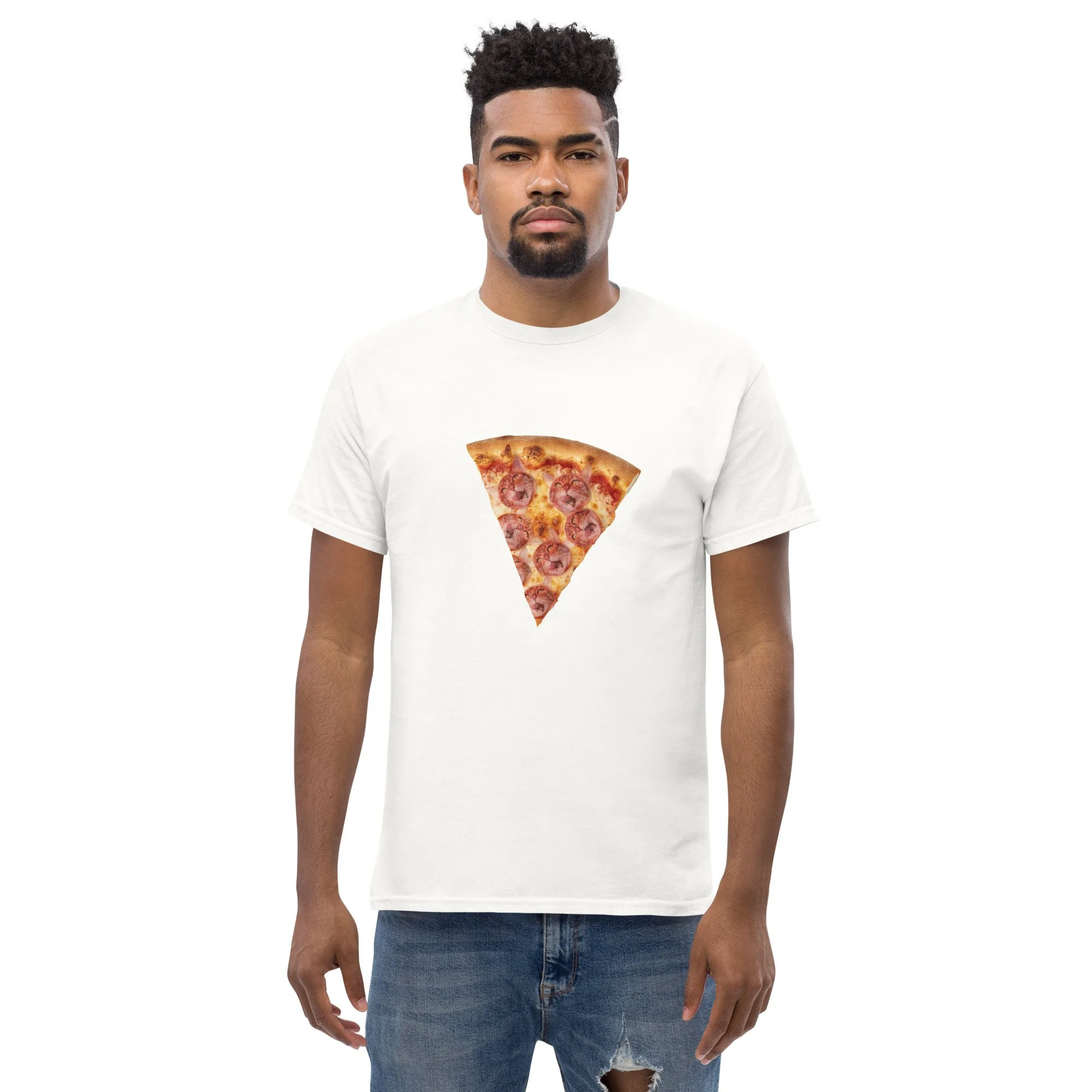 pizza cat lovers funny t-shirt cat merch