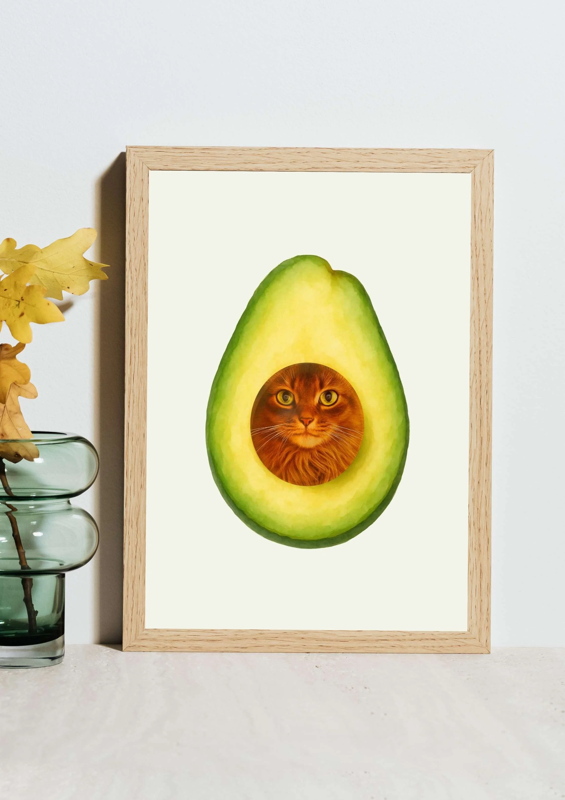Avocato Love — Funny Cat Avocado Printable Wall Art | Instant Download | Cat Print | Melo & Mia