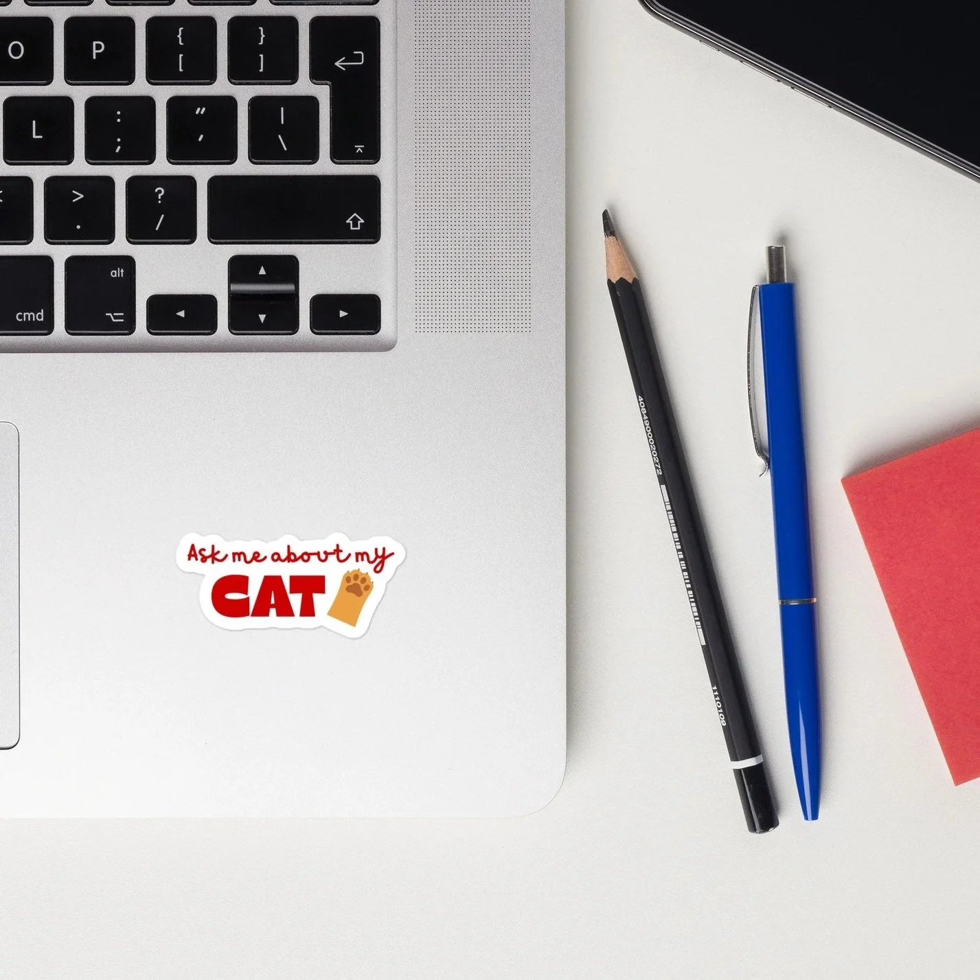 cat lovers stickers, cat merch, cat mom gift sticker