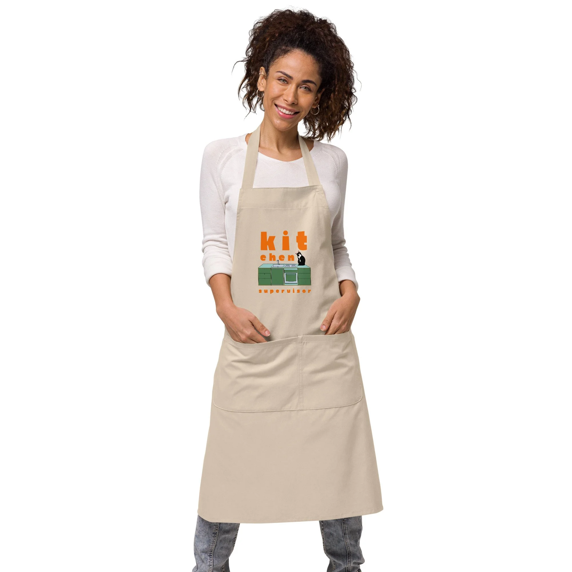 foodie gift, cat lovers gift kitchen apron