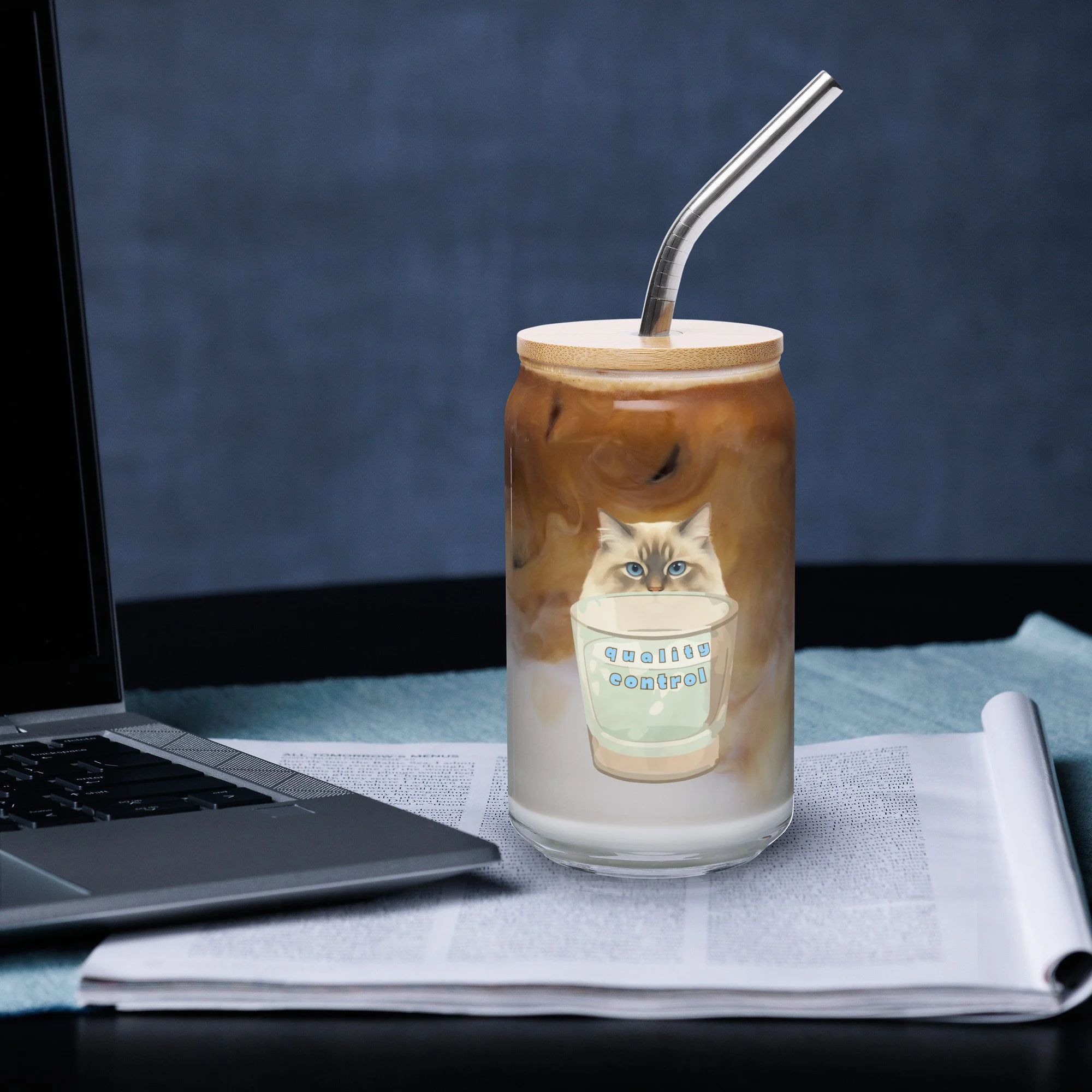 siberian cat can shaped glass , siberican cat home decor, funny cat tumbler