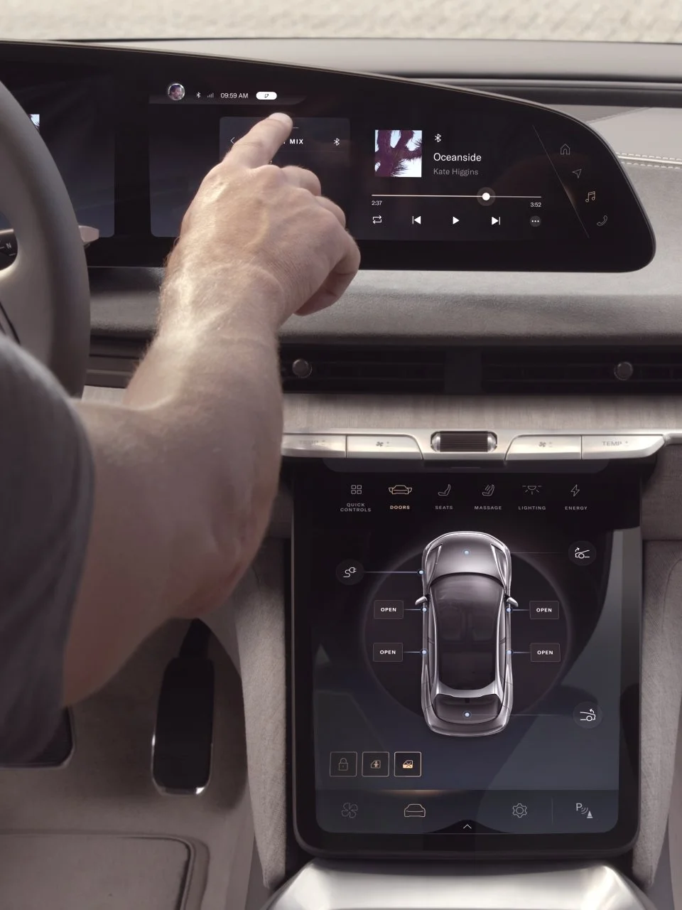 Lucid Motors "Motion UX System"