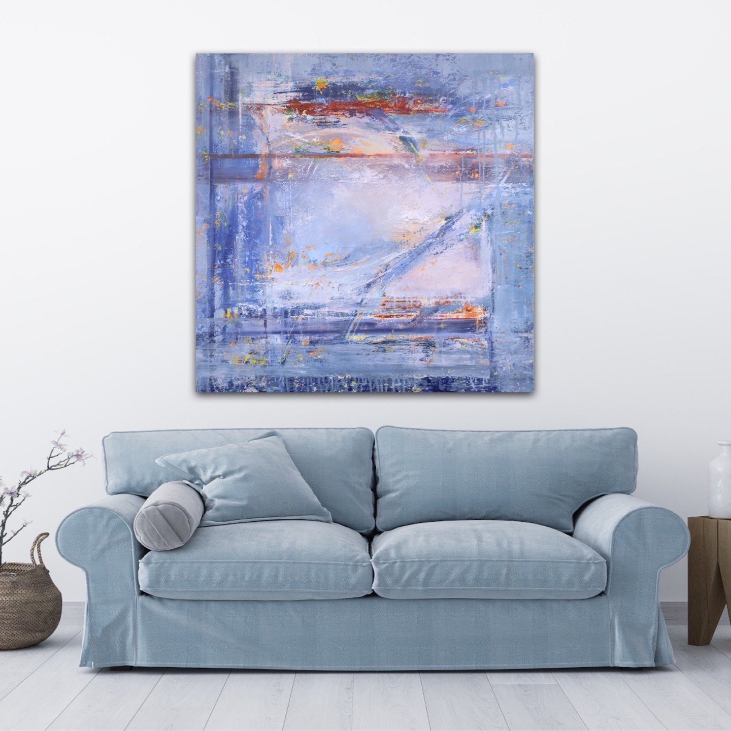 Happy in my new home!

A super bloom of lupine and #Californiapoppies pop each spring. Depending on the rains, meadows become a carpet of blue and orange.

Complementary colors.
😎
😎
😎
#hthillgallery 
#coloryourworld 
#contemporarypainting 
#stoneb