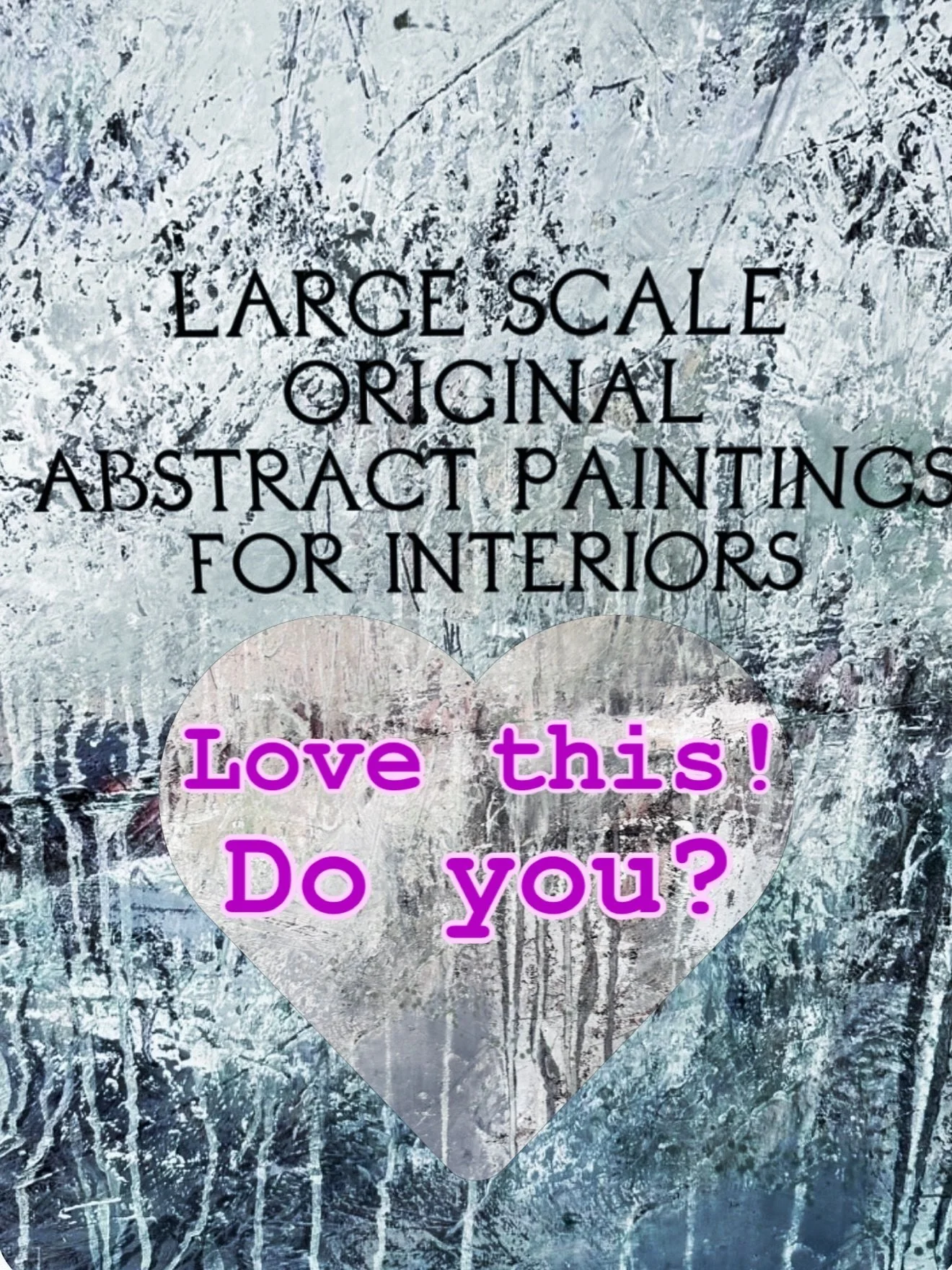 I help designers and collectors solve a problem. 

What belongs on a large wall?

Atmosphere. 

And this painting has it in spades. &spades;️&spades;️&spades;️&spades;️&spades;️&spades;️&spades;️