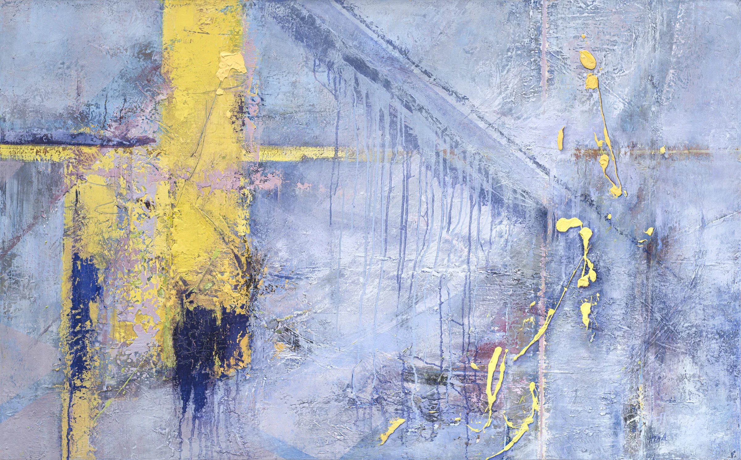 The Golden Gate Abstract Painting