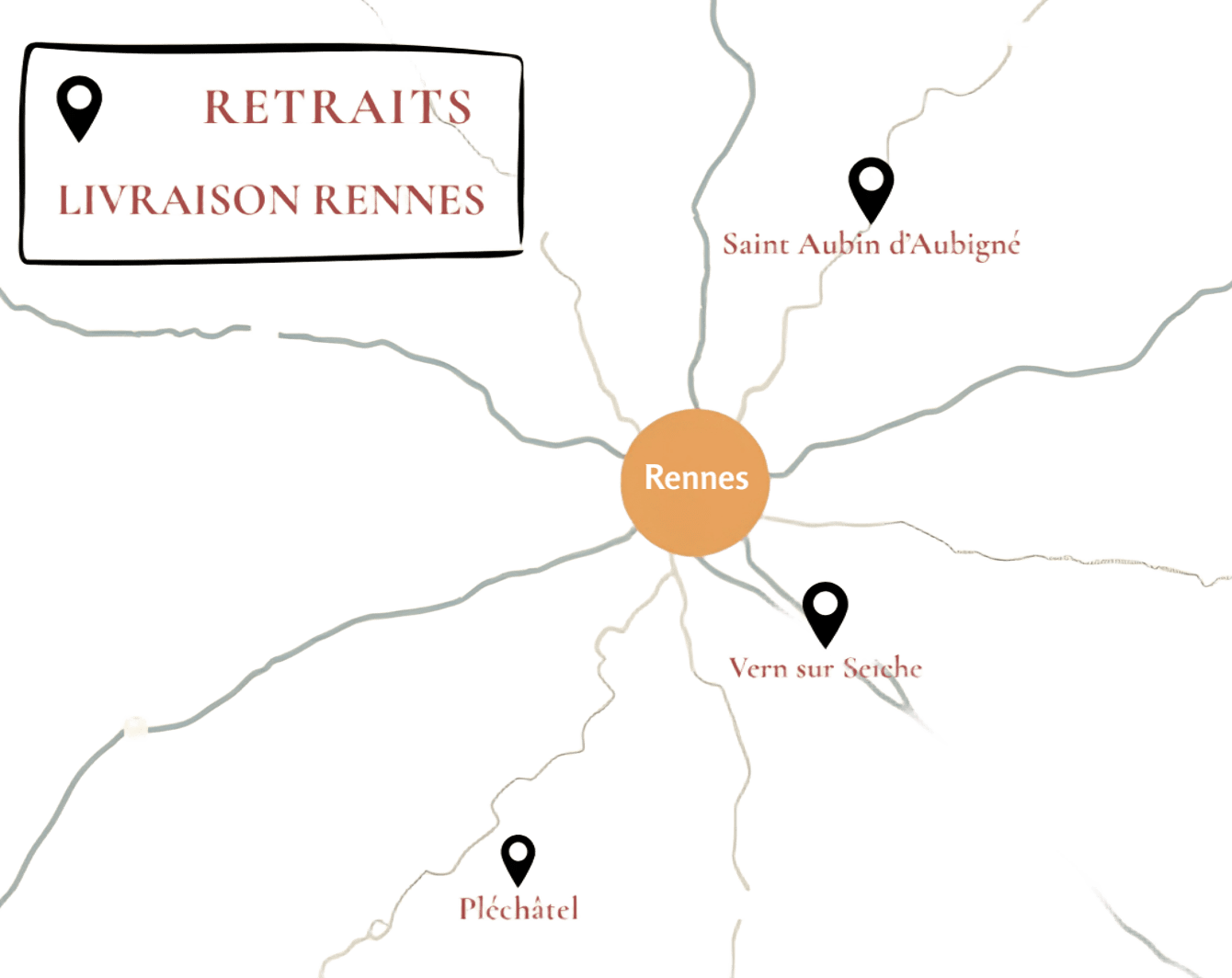 Point de retrait et livraison repas post partum rennes et périphérie
