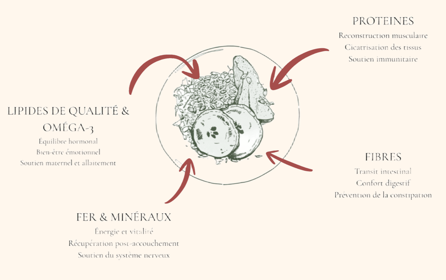Alimentation adaptée post partum, rennes et périphérie