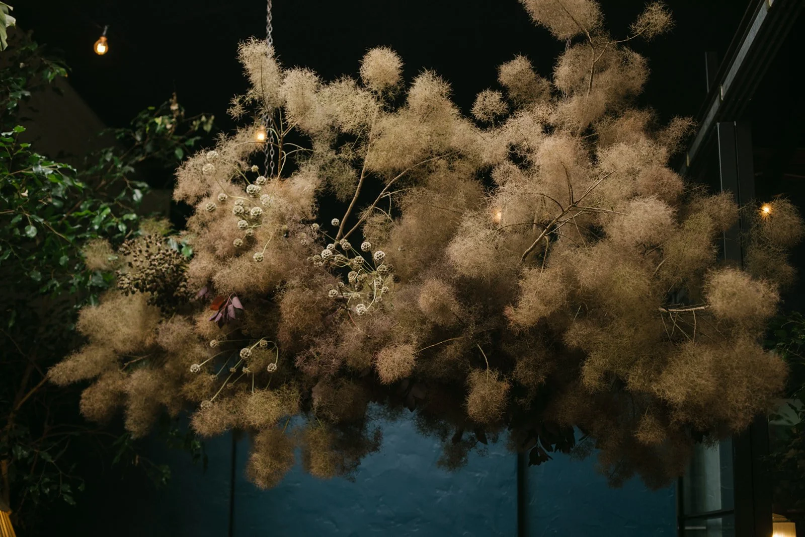 wedding flower installation, hanging flowers, wedding flowers, melbourne wedding florist, byron bay wedding florist, flower installation