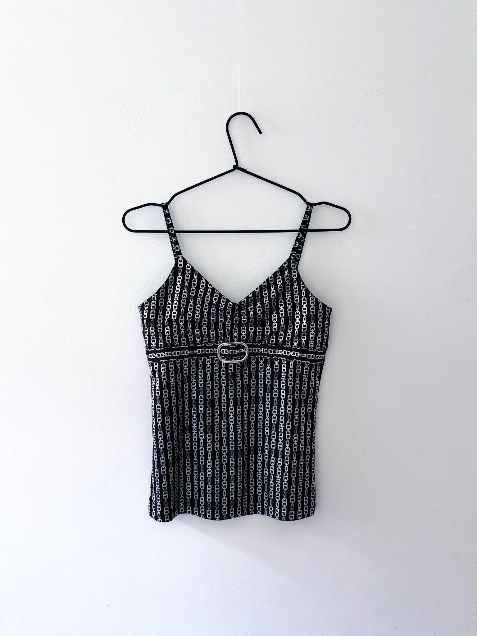 Chain print camisole top