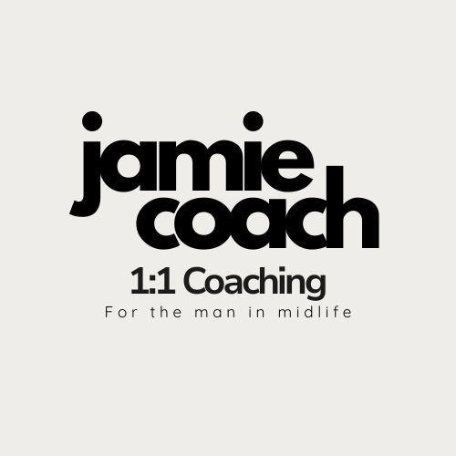 One-to-one life coaching session for men in midlife transition.