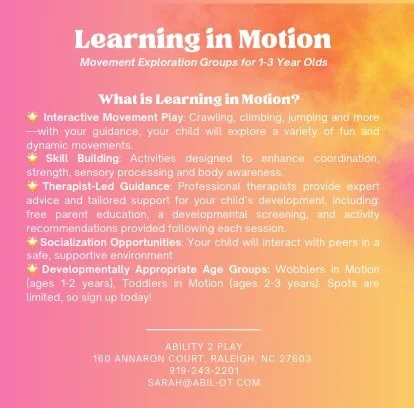 Learning in Motion: Movement, Play &amp; Early Skill Building for Little Ones