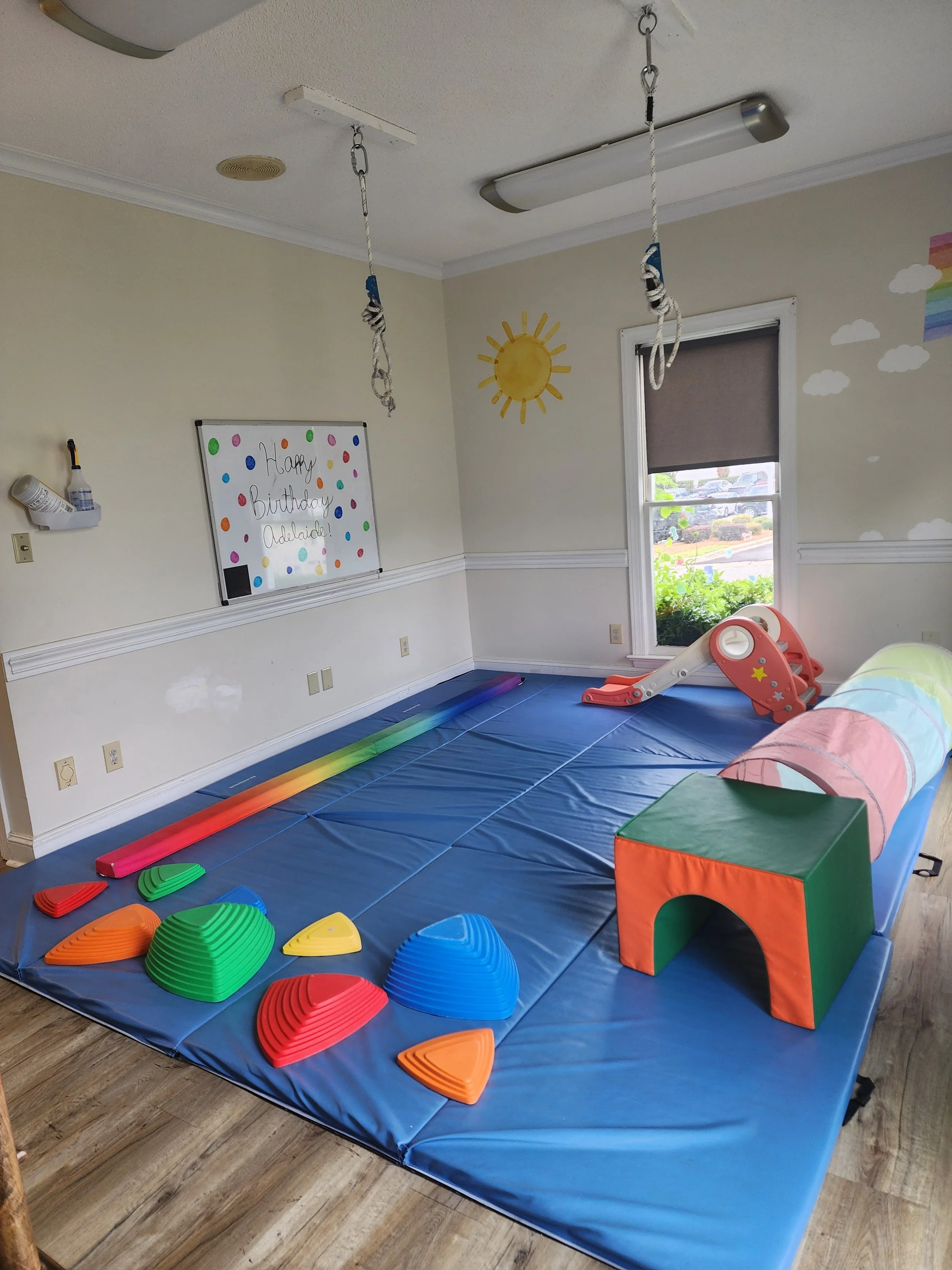 birthday party setup