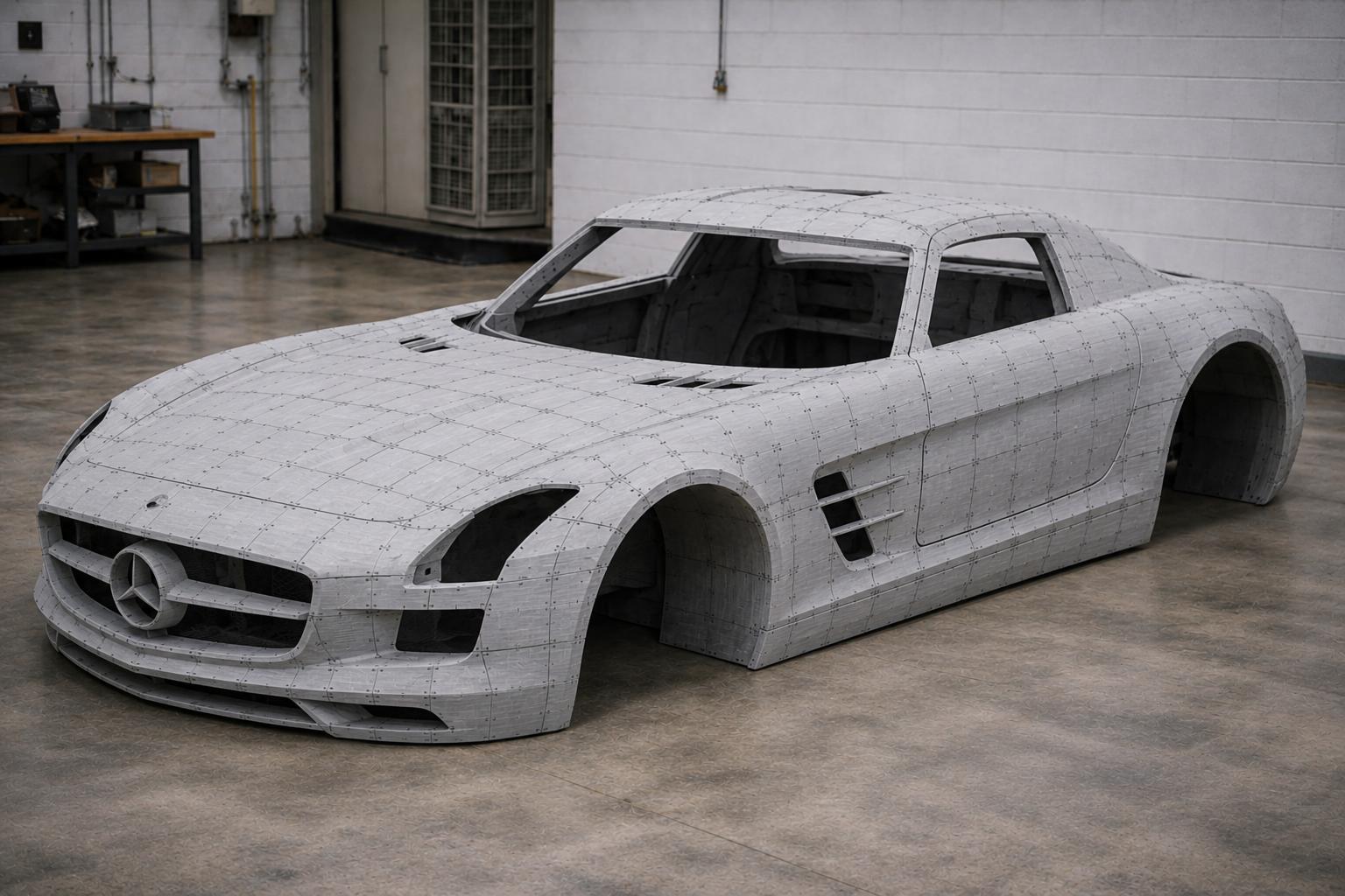 Inspired by Mercedes sls