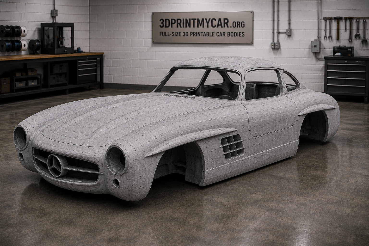 Inspired by Mercedes 300sl