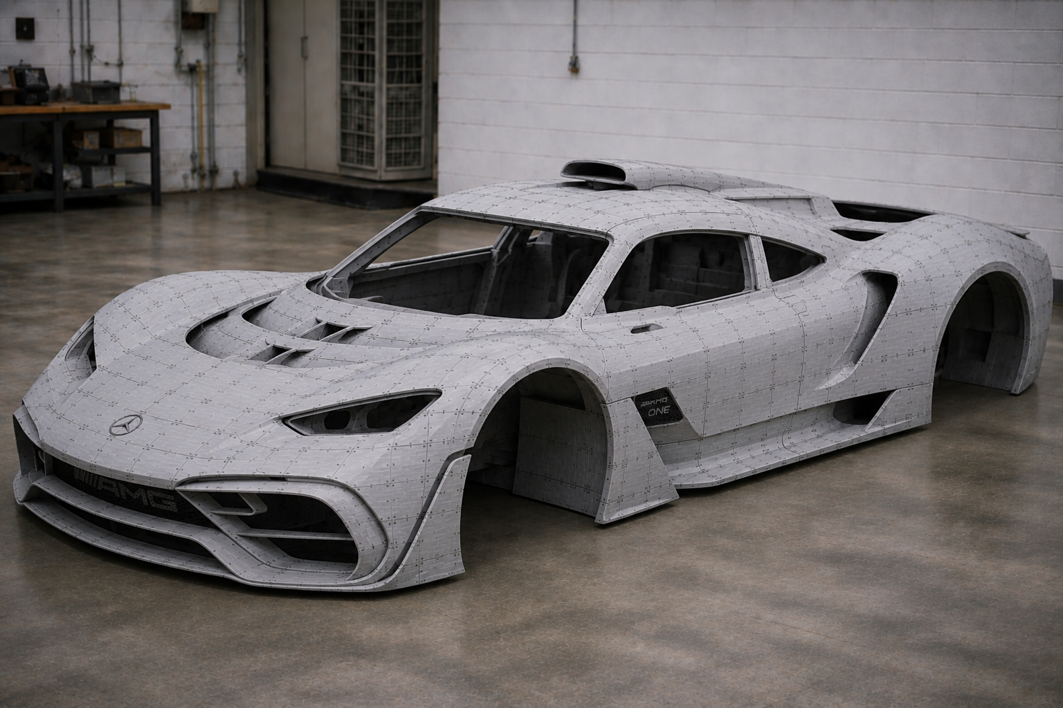 Inspired by Mercedes amg one