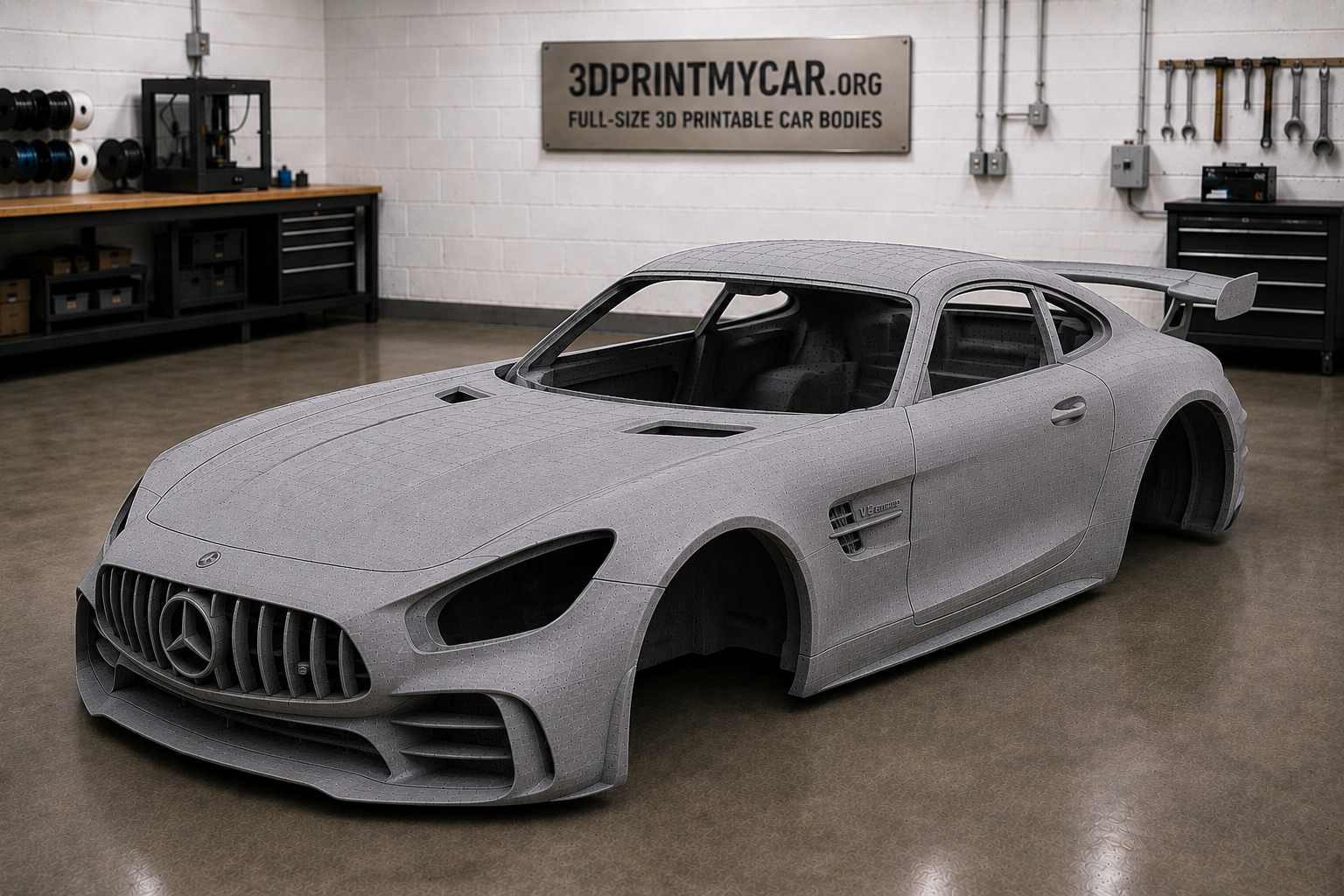 Inspired by Mercedes gtr
