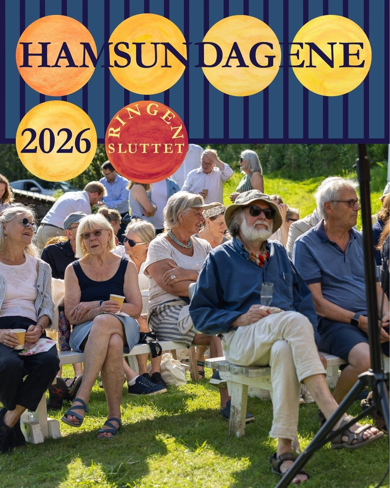 Har du kj&oslash;pt festivalpass til Hamsundagene 4. - 7. august 2026?

Med festivalpasset vil du kunne f&aring; med deg litteraturseminar, konserter, forfatterm&oslash;ter og kunst. Fire dager med ett fullpakket program, satt sammen for &aring; gi d