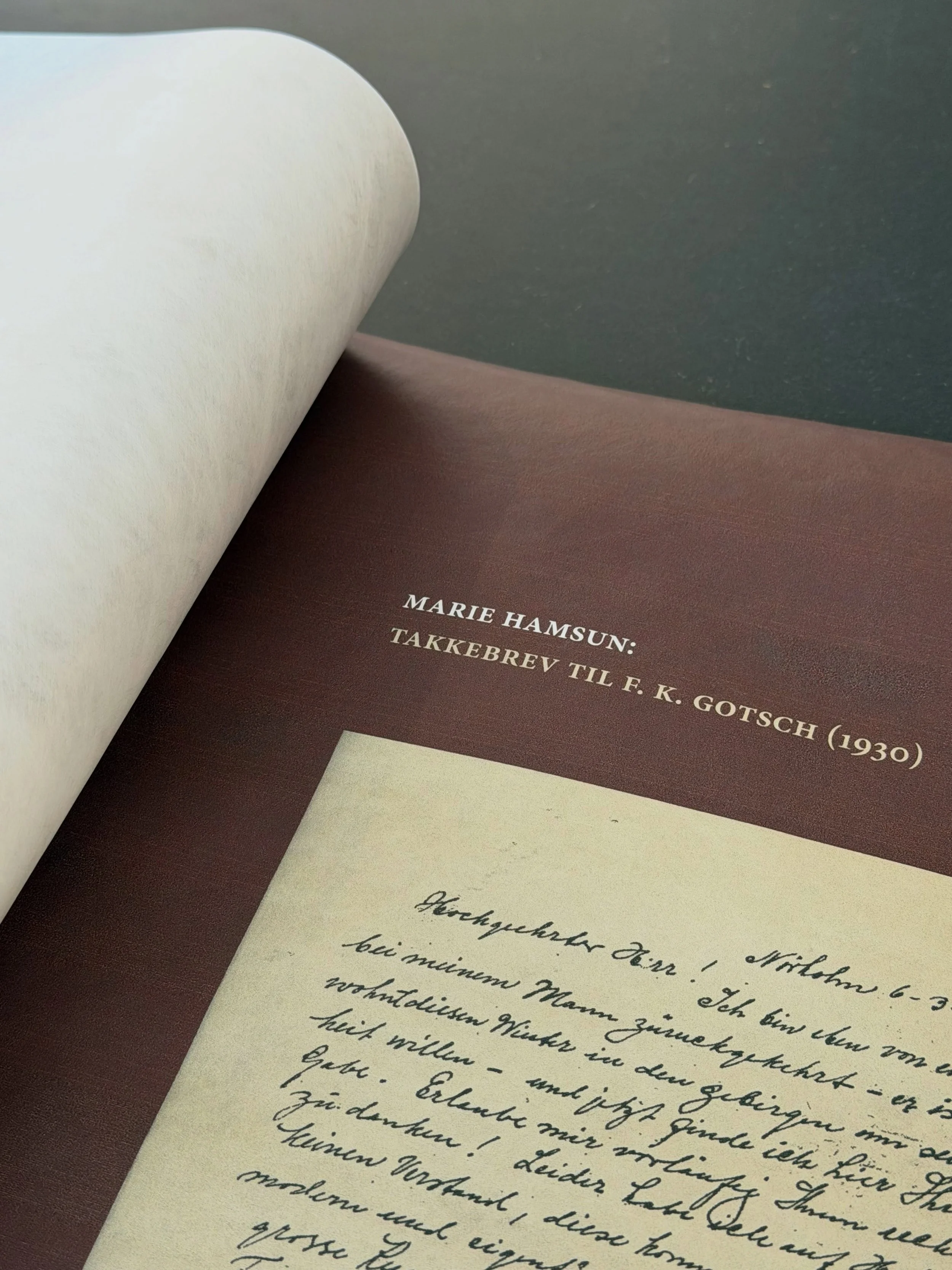I femte etasje finner du den tyske kunstneren Friedrich Karl Gotsch sin siste serie av Hamsun-tresnitt fra 1967. 

Du kan ogs&aring; lese gjennom Hamsun epilogen. Den inneholder to ulike omtaler av Knut Hamsun, skrevet med 20 &aring;rs mellomrom av t