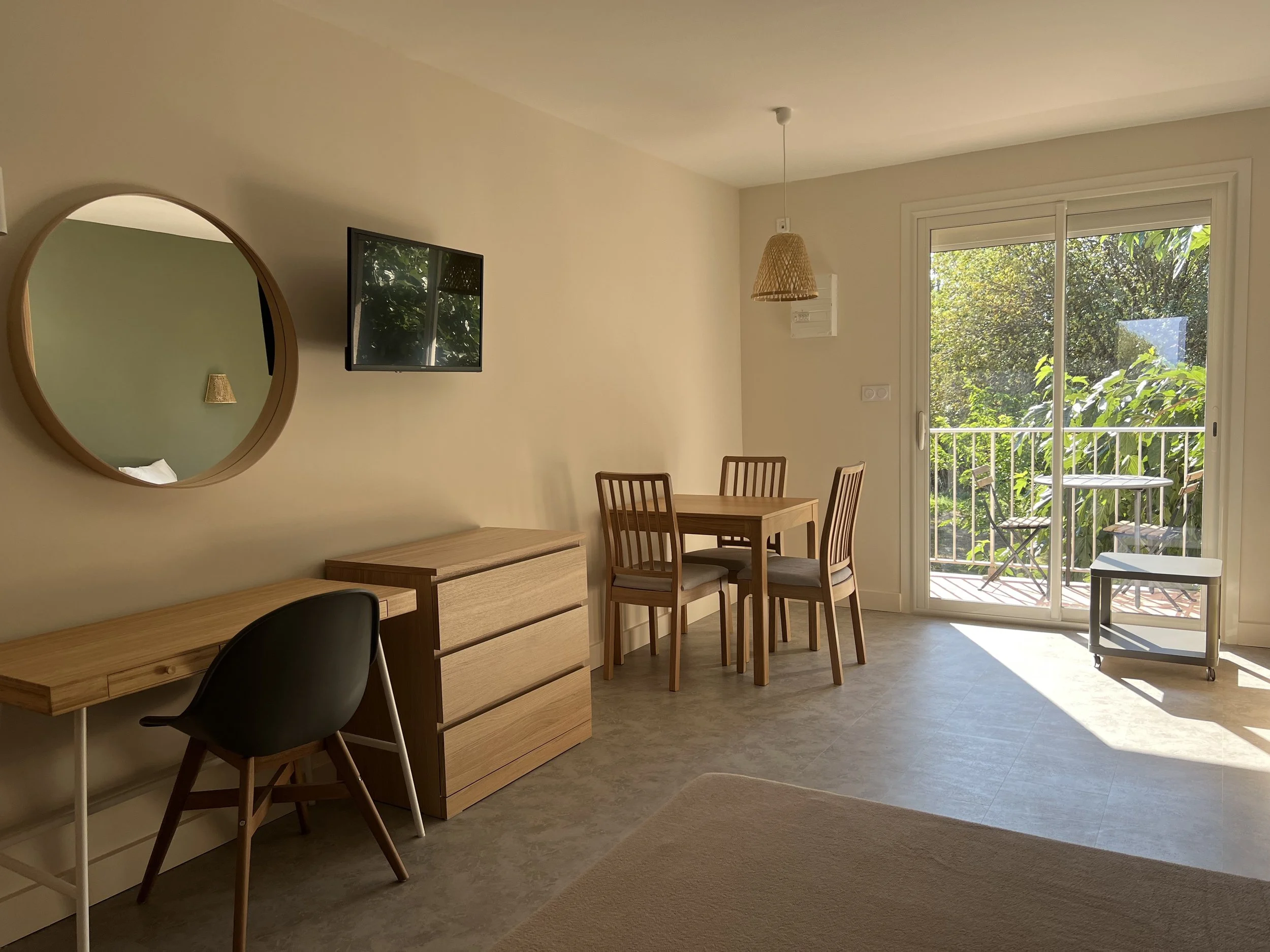 Pièce de vie d'un appartement