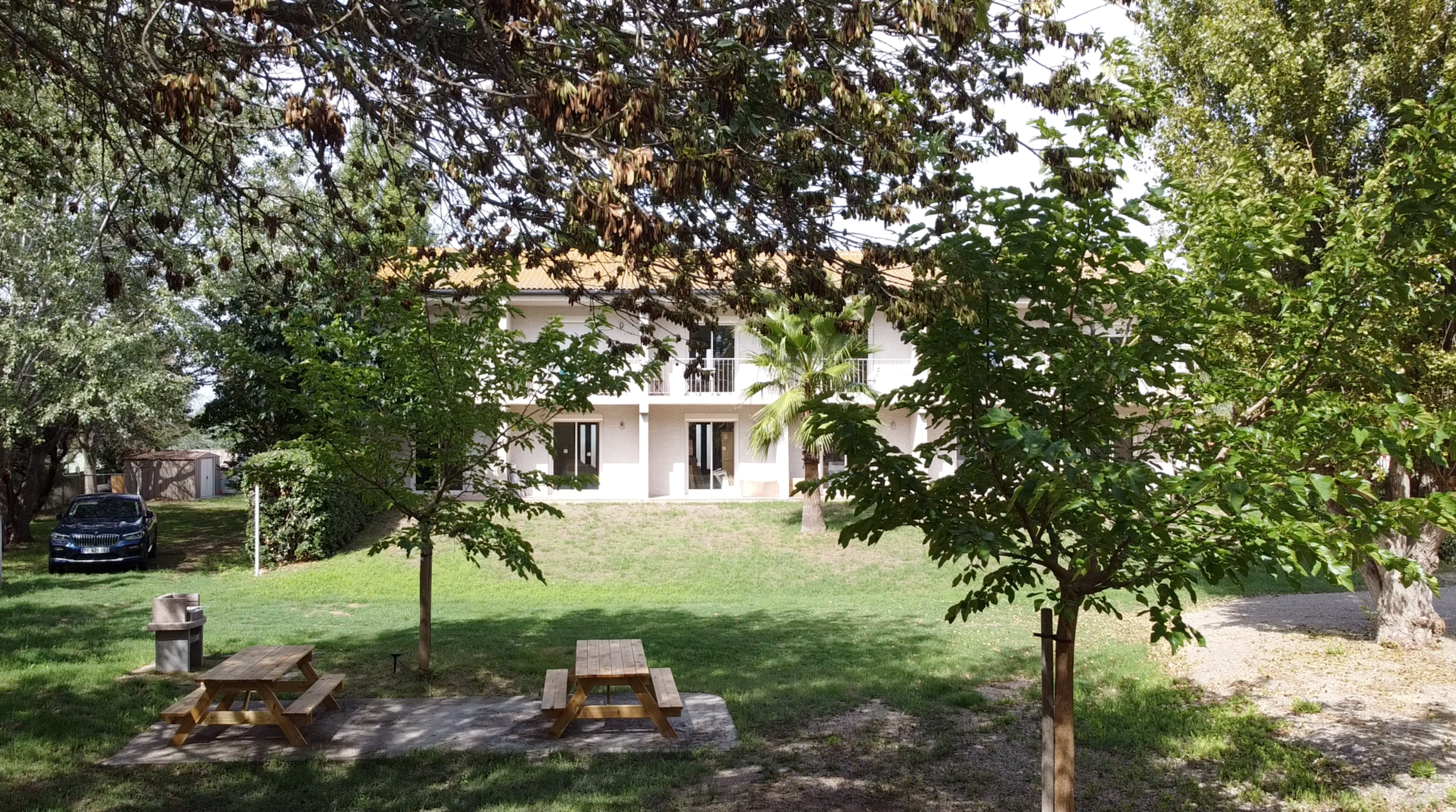 Parc de la résidence Le marina sérignan plage