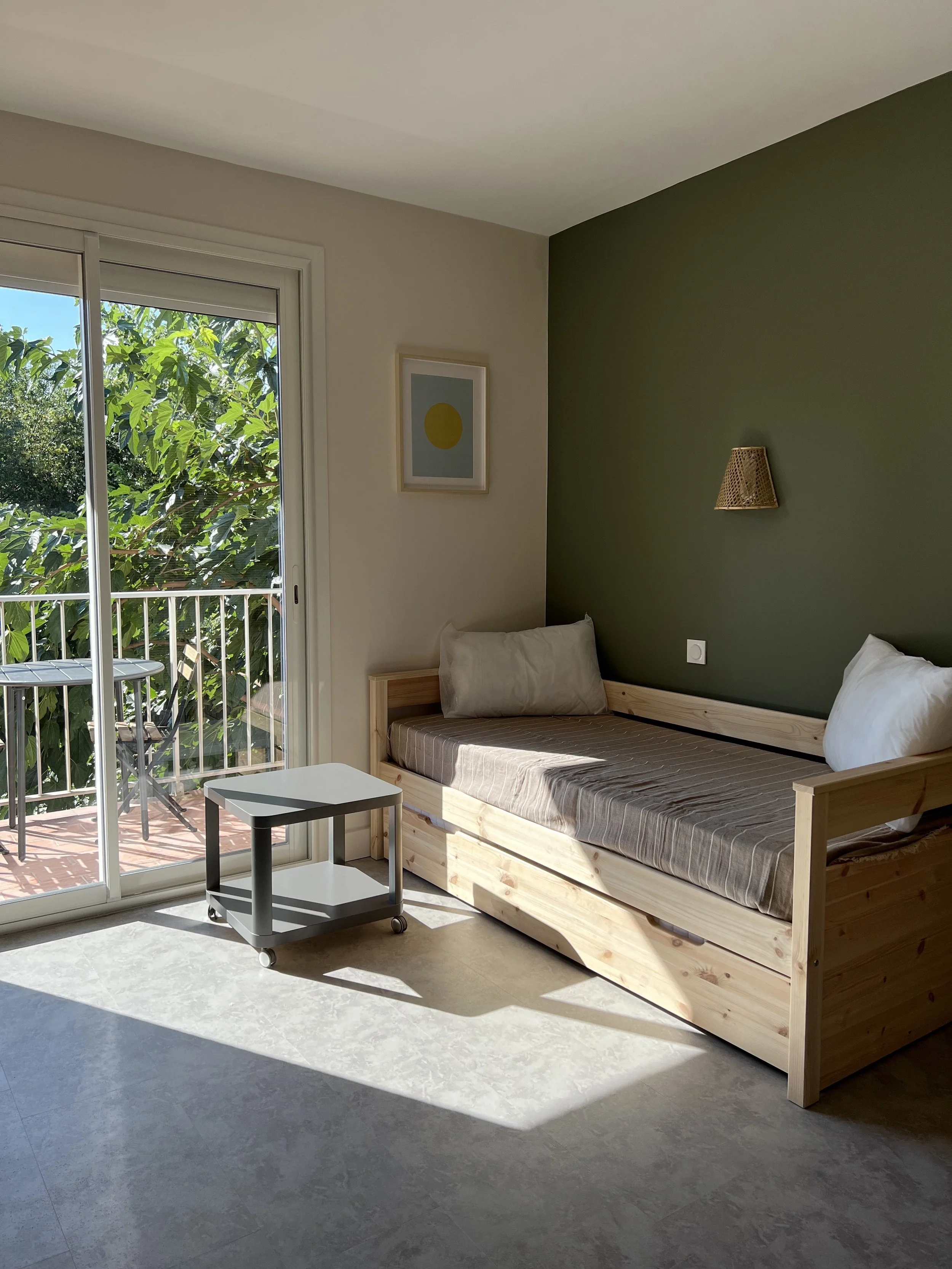 Lit gigogne des appartements de la résidence le marina à sérignan plage