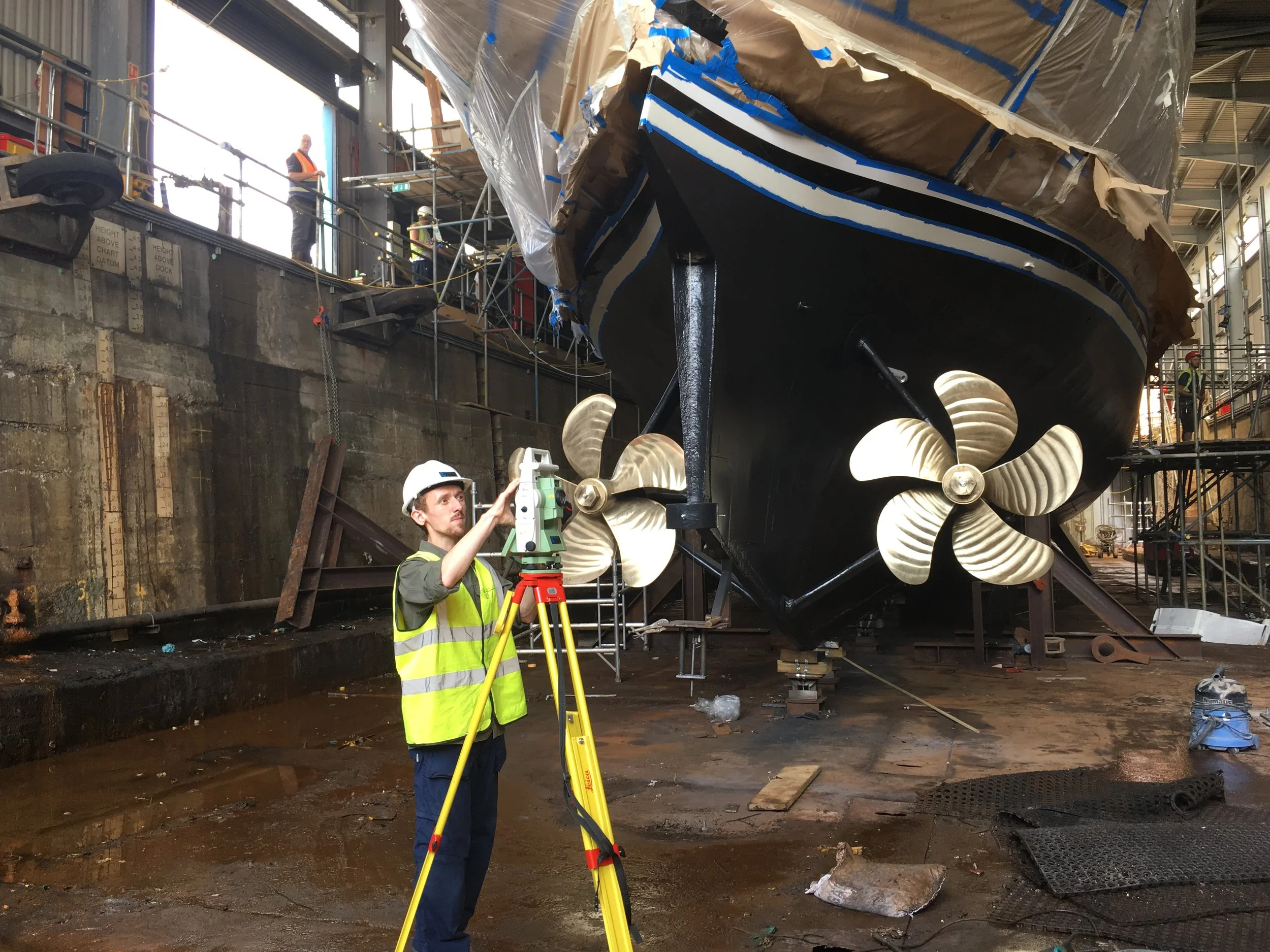 Draft Marks and Vessel Stability Surveys