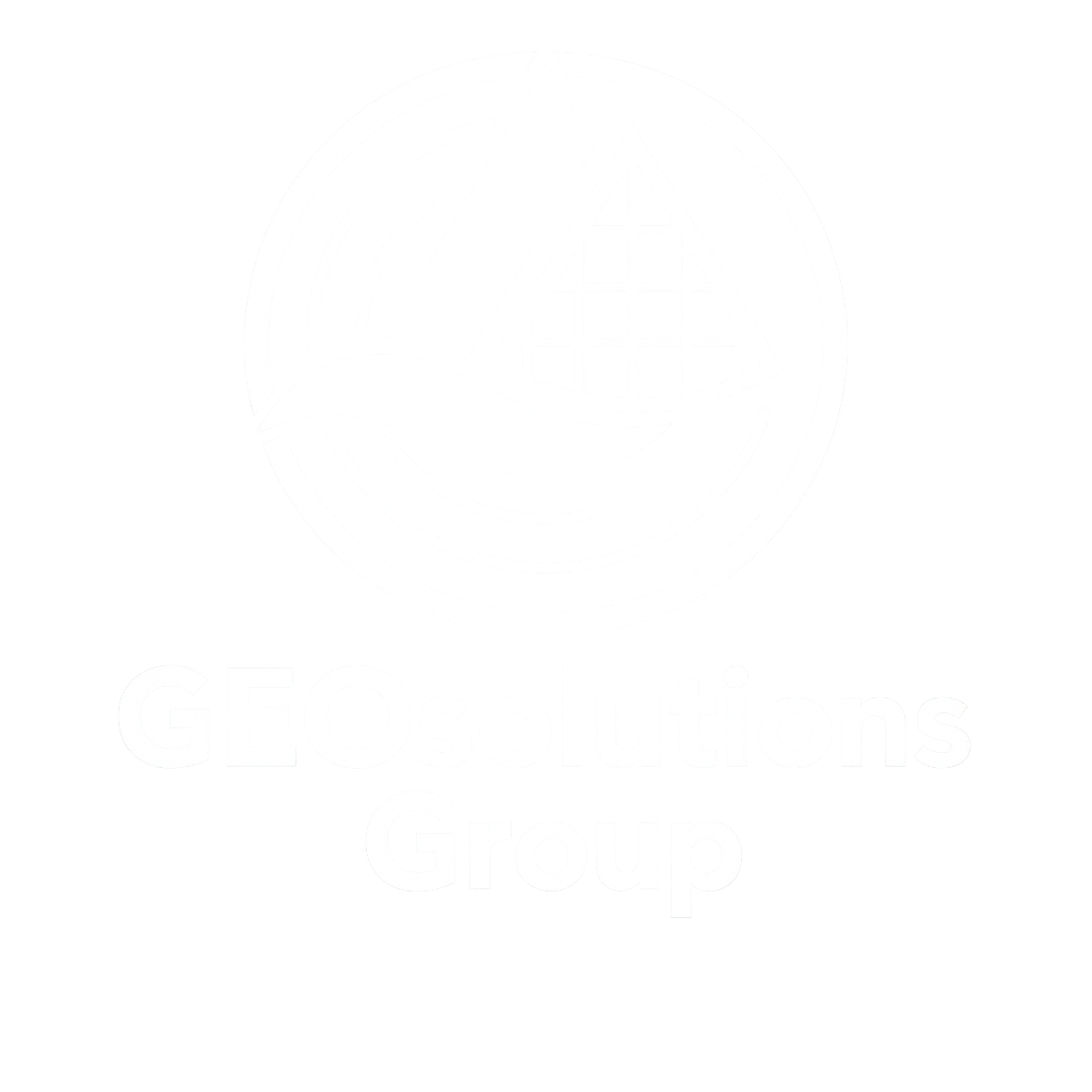 Logo of GEOsolutions Group , with the text 'GEOsolutions Group' below.