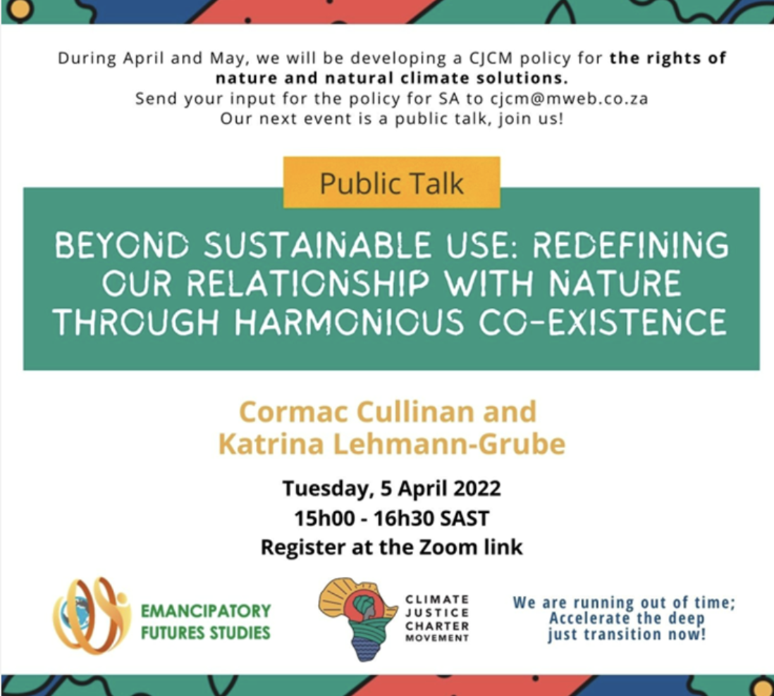 Wild Law Institute presents to the Climate Justice Charter Movement (2022)