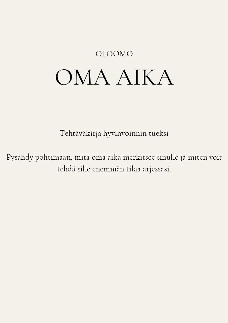 Työkirja Oma Aika