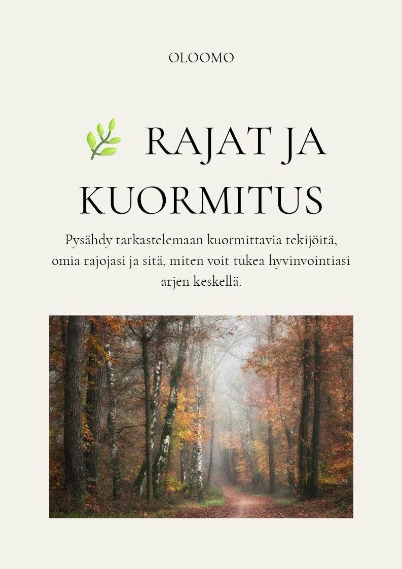 Tehtäväkirja Rajat ja Kuormitus