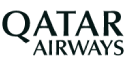 Qatar Airways logo in dark teal color