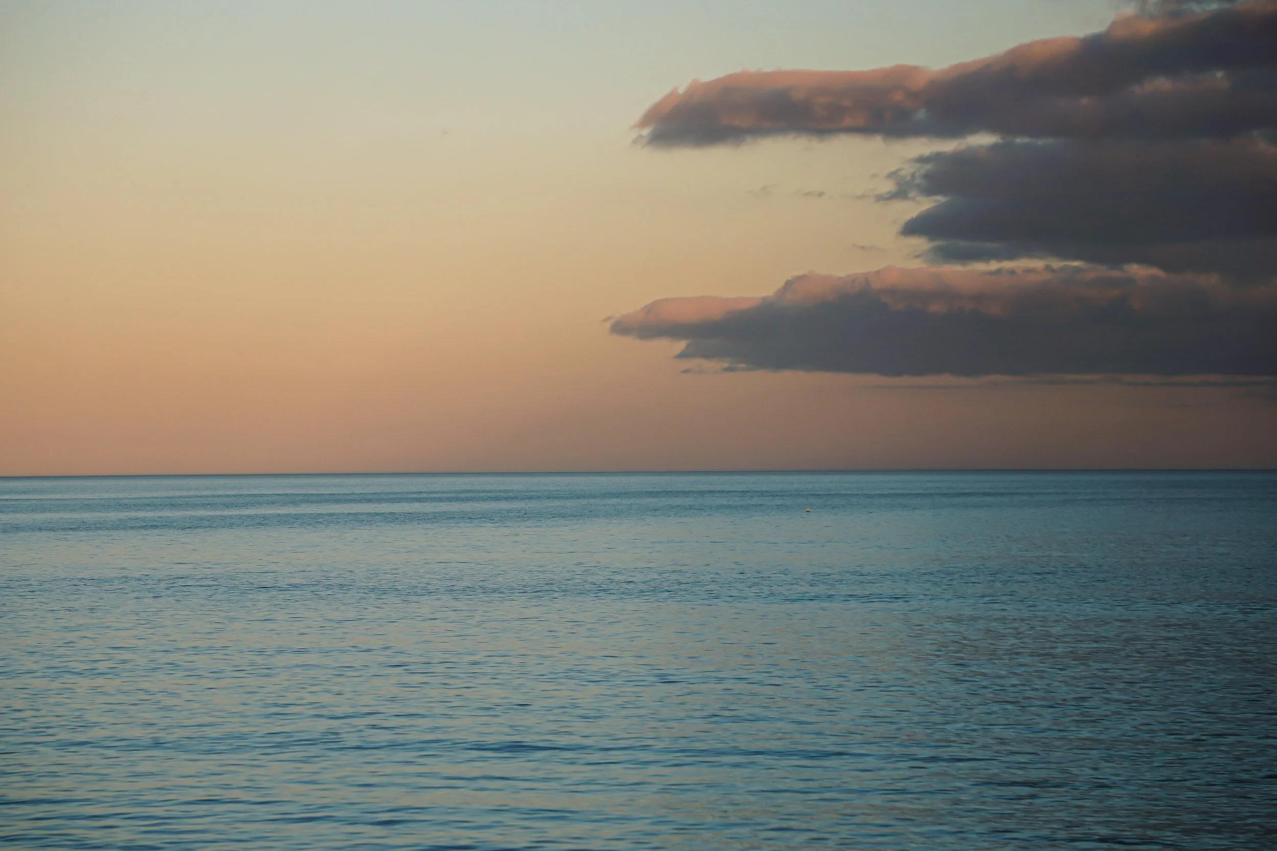 Ocean Sun & Clouds