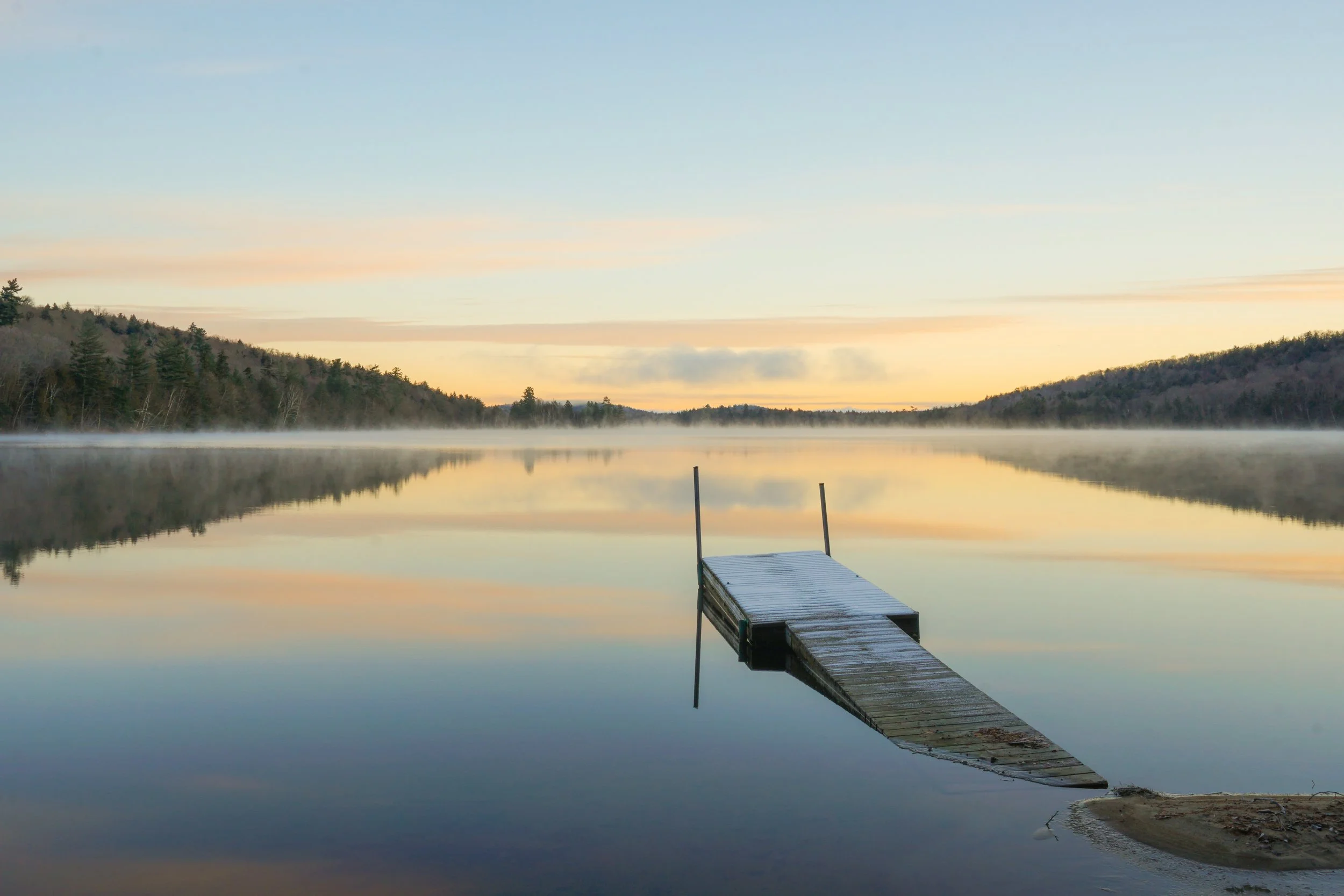 Frosted Lake Sunrise