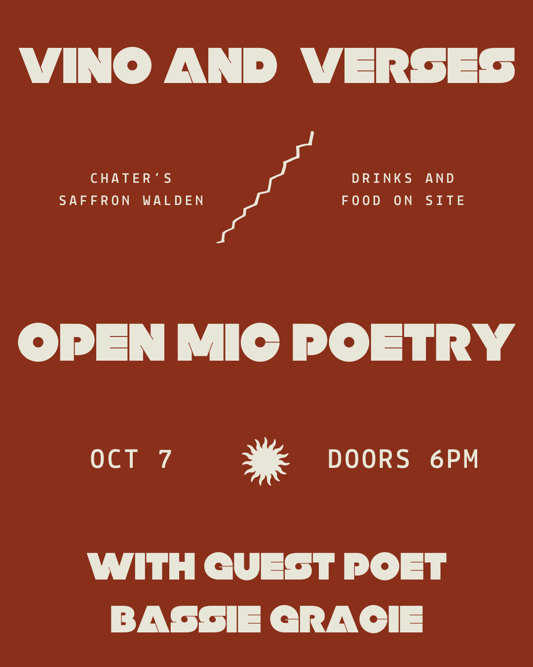 Vino and Verses: October 7