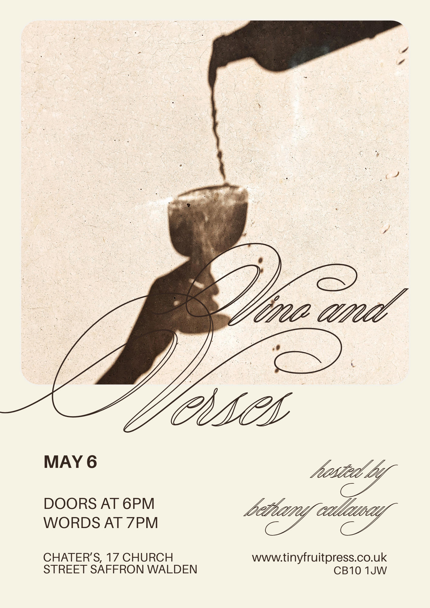 Vino and Verses: May 6