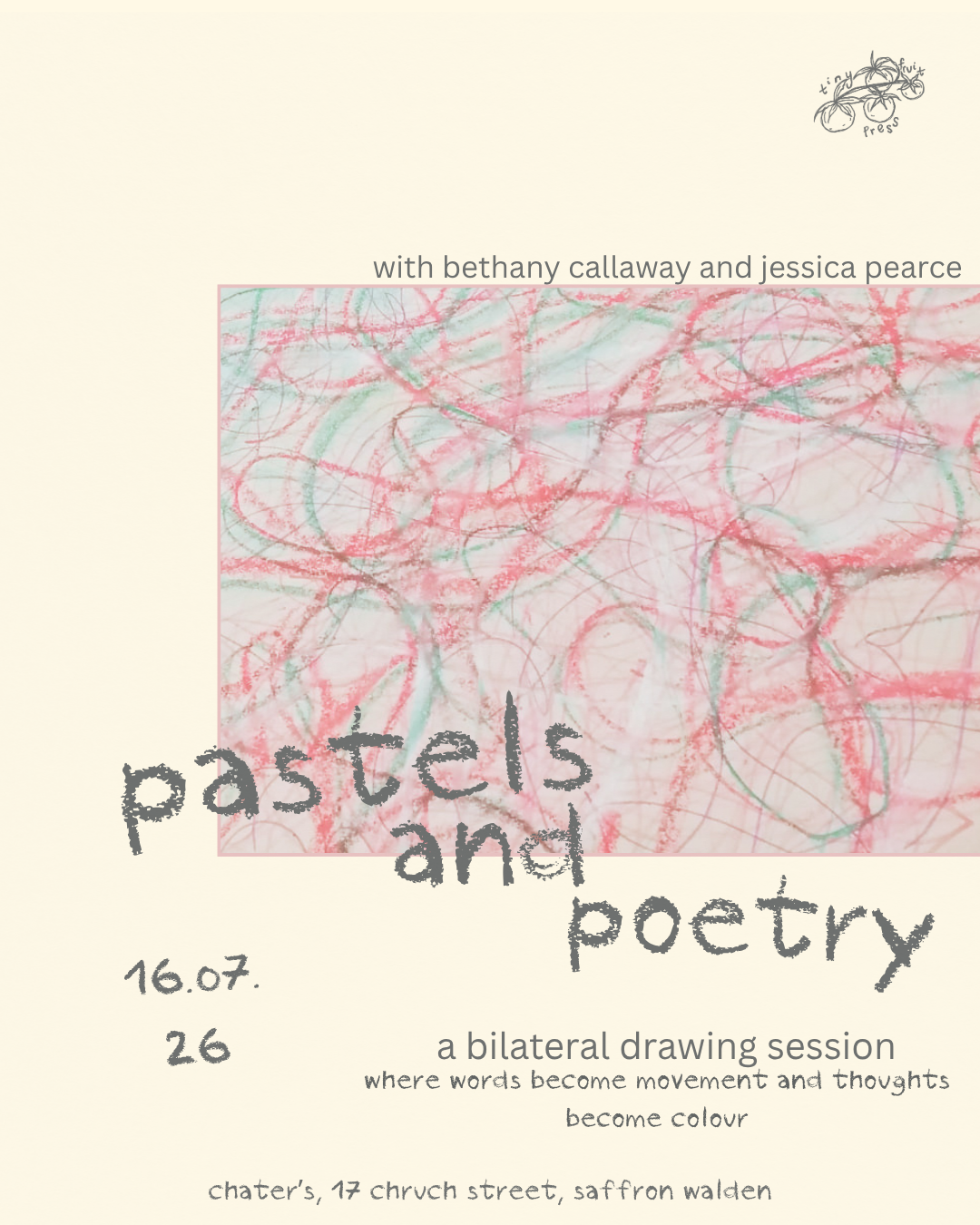 Pastels & Poetry: A Mindful Evening of Drawing, Words & Connection - September 17