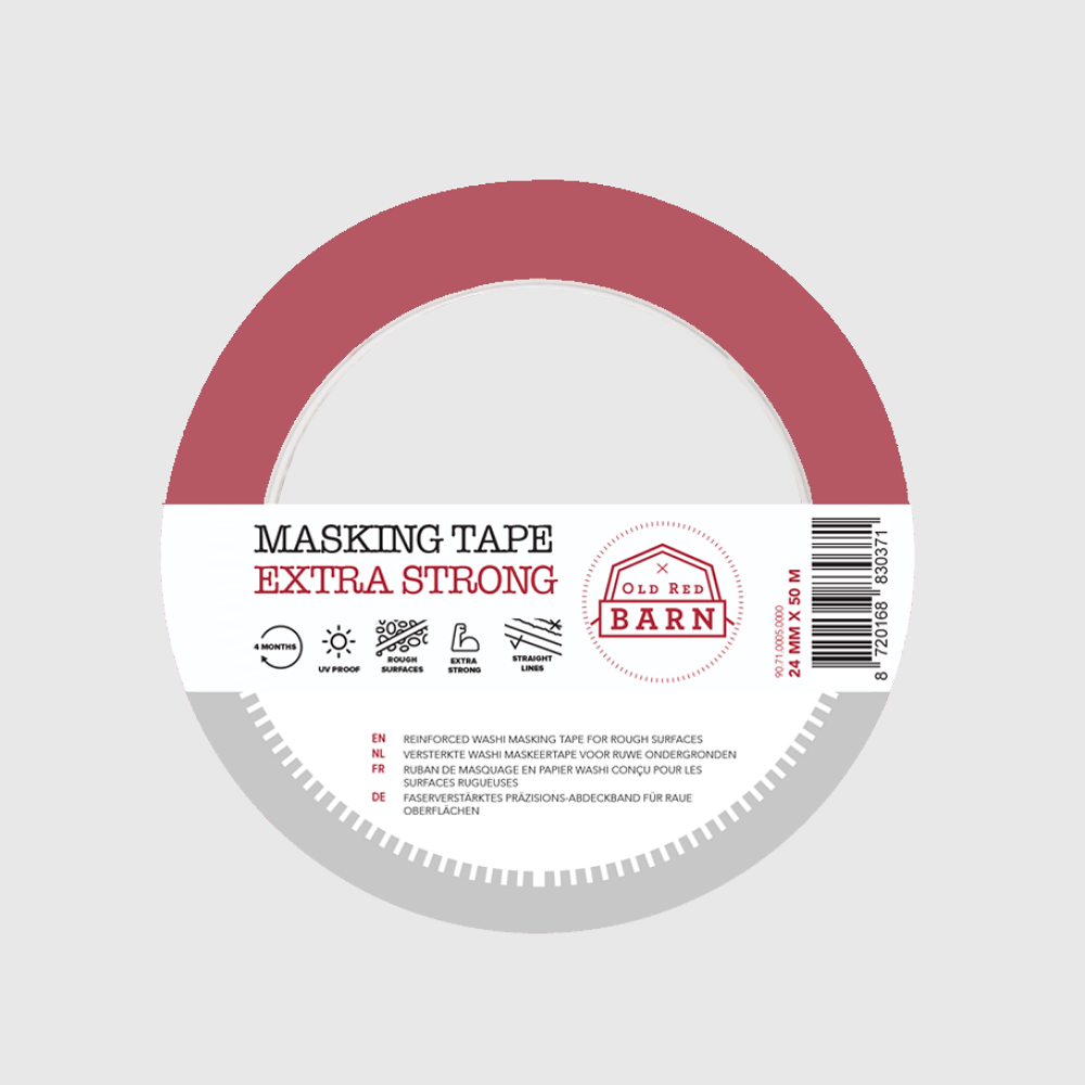 Old Red Barn - Masking Tape - Extra Strong  (rose) - 24mm