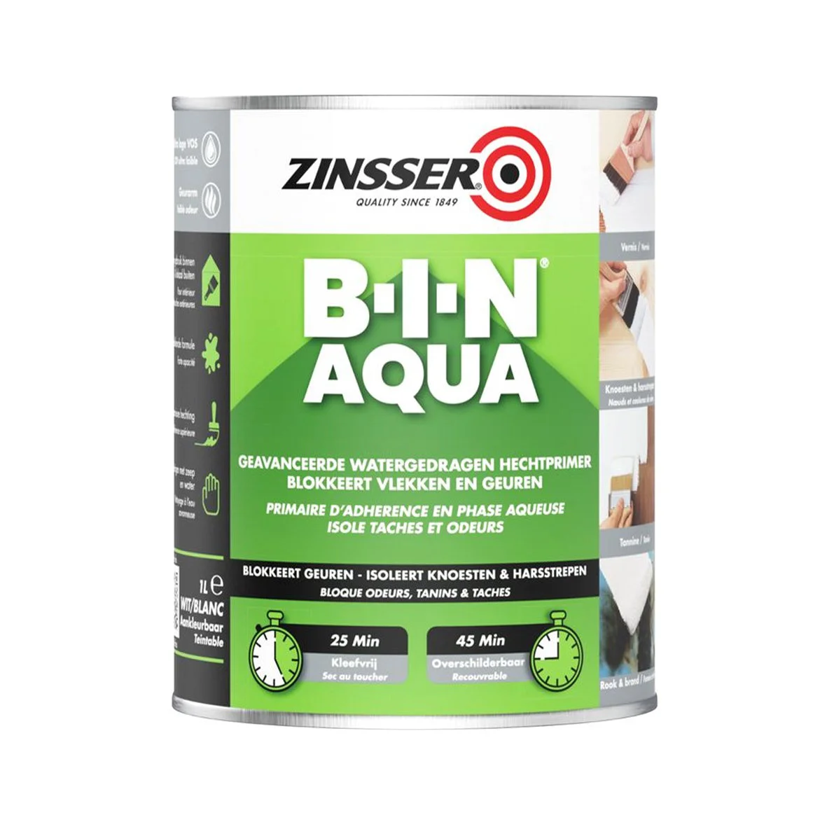 Primaire - Zinsser Bin Aqua - 1000ml