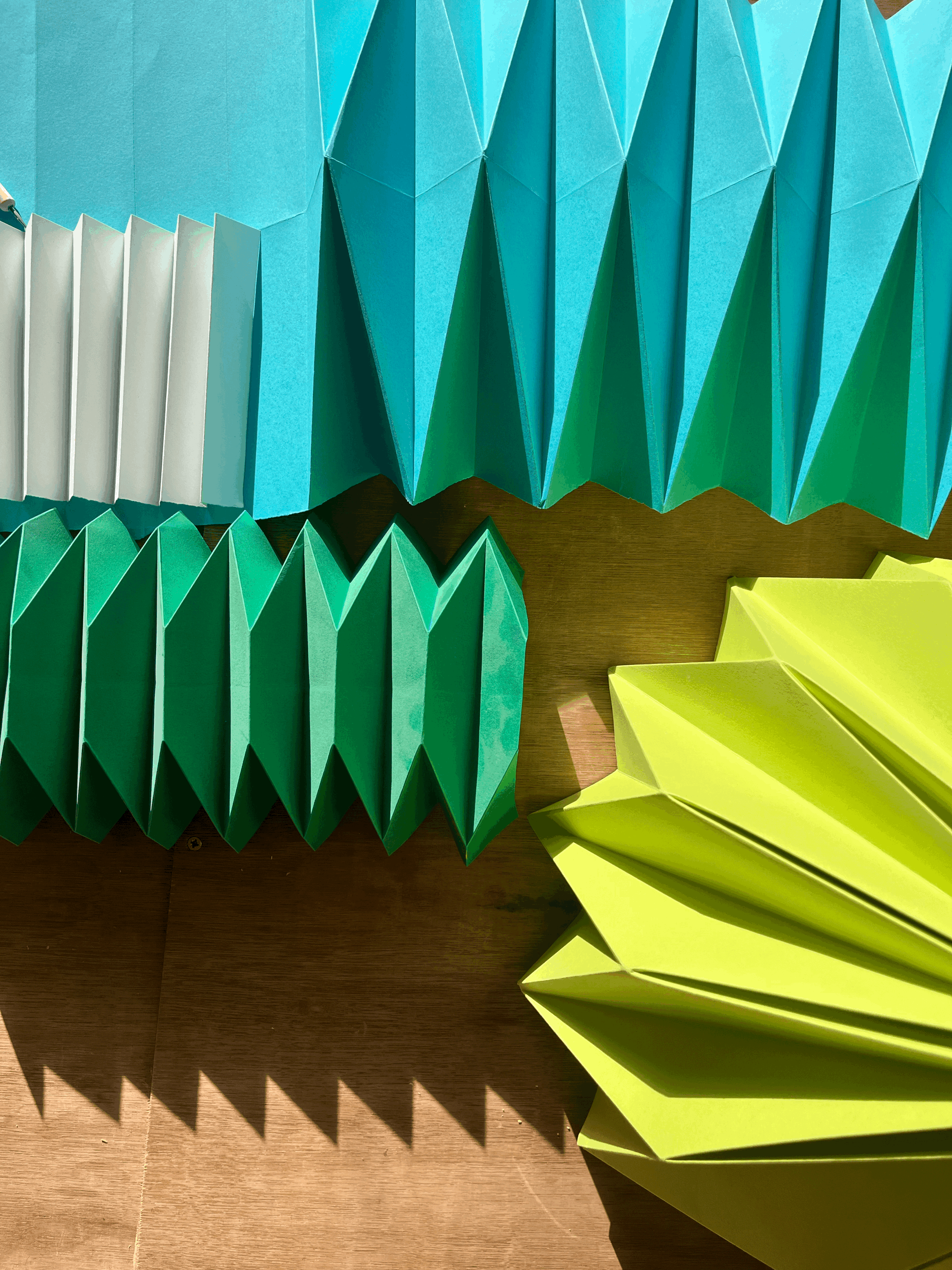 Paper Folded Lightshade Workshop