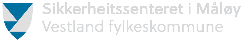Logo Sikkerhetssenteret i Måløy Vestland fylkeskommune