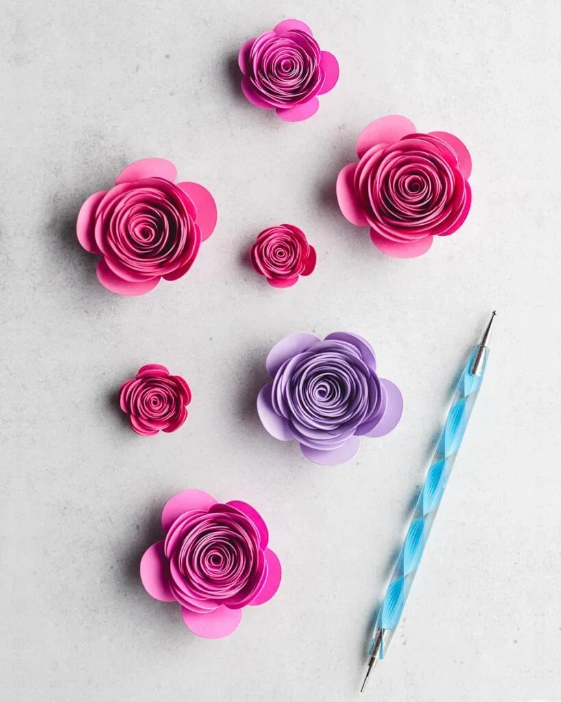 Crafternoon: Shadow Box with Paper Flowers