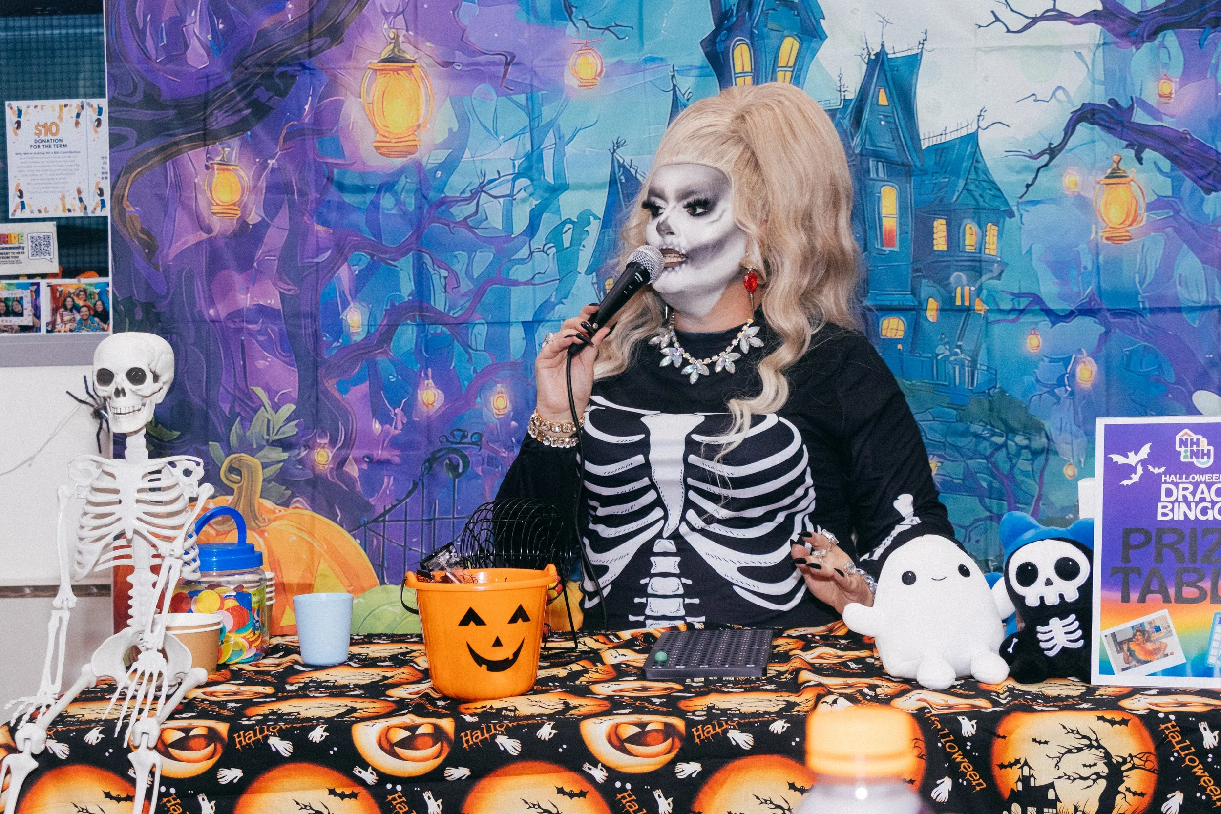 Halloween Drag Makeup with Matilda Mercury