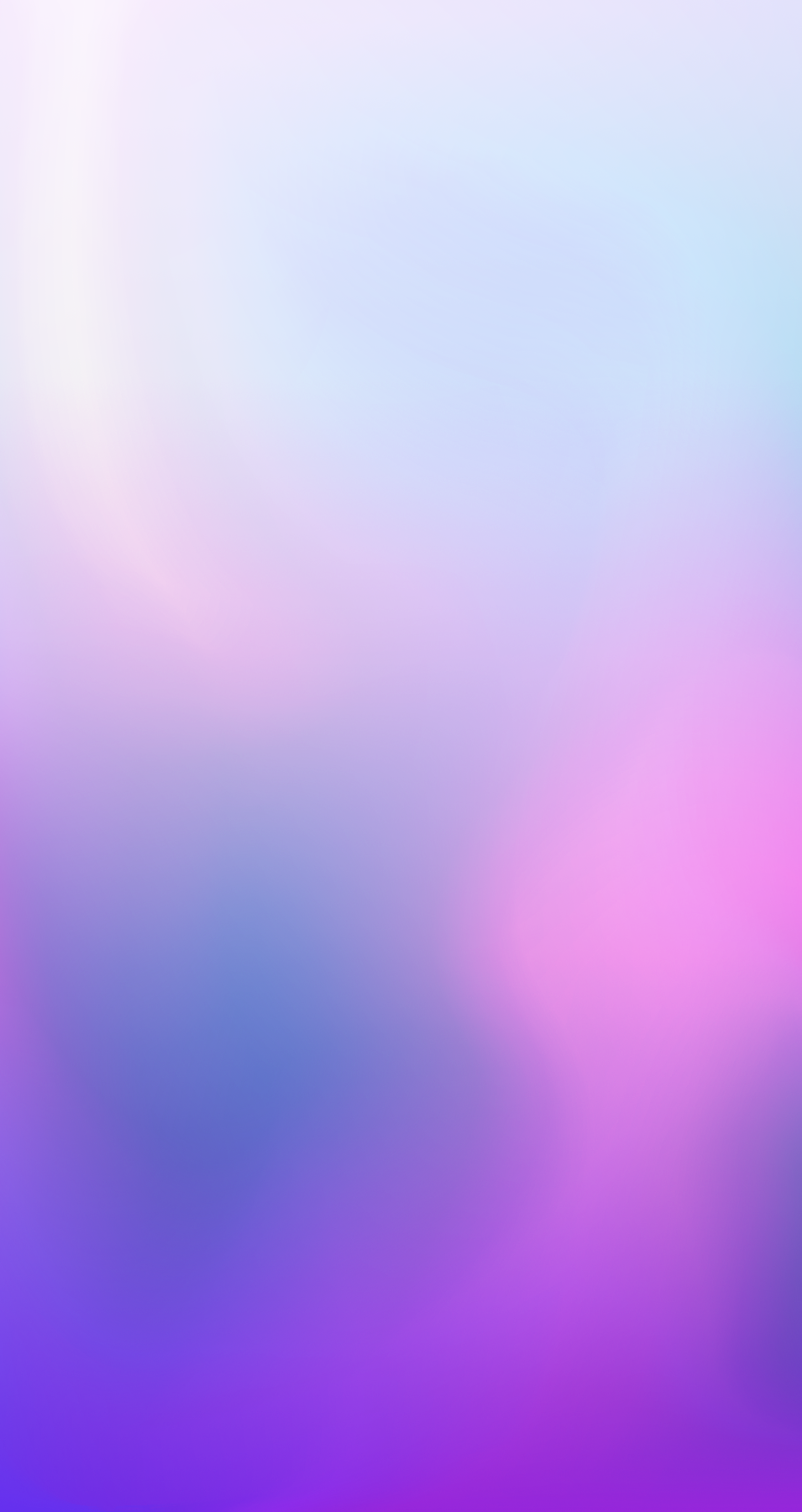 Blurred pastel gradient background with shades of blue, pink, purple, and light violet.