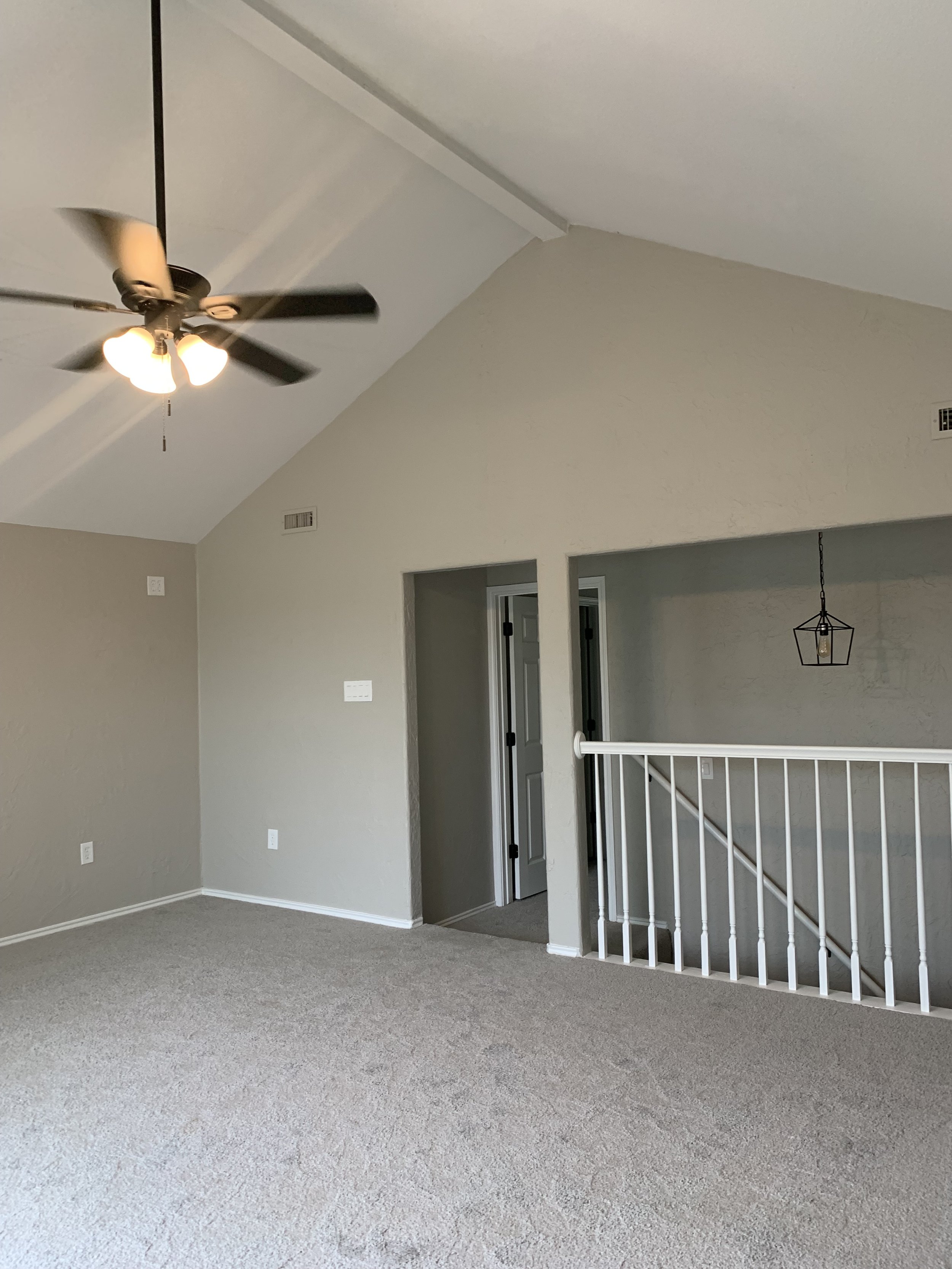 Full Bathroom: Original opening living area prior to conversion (Before)