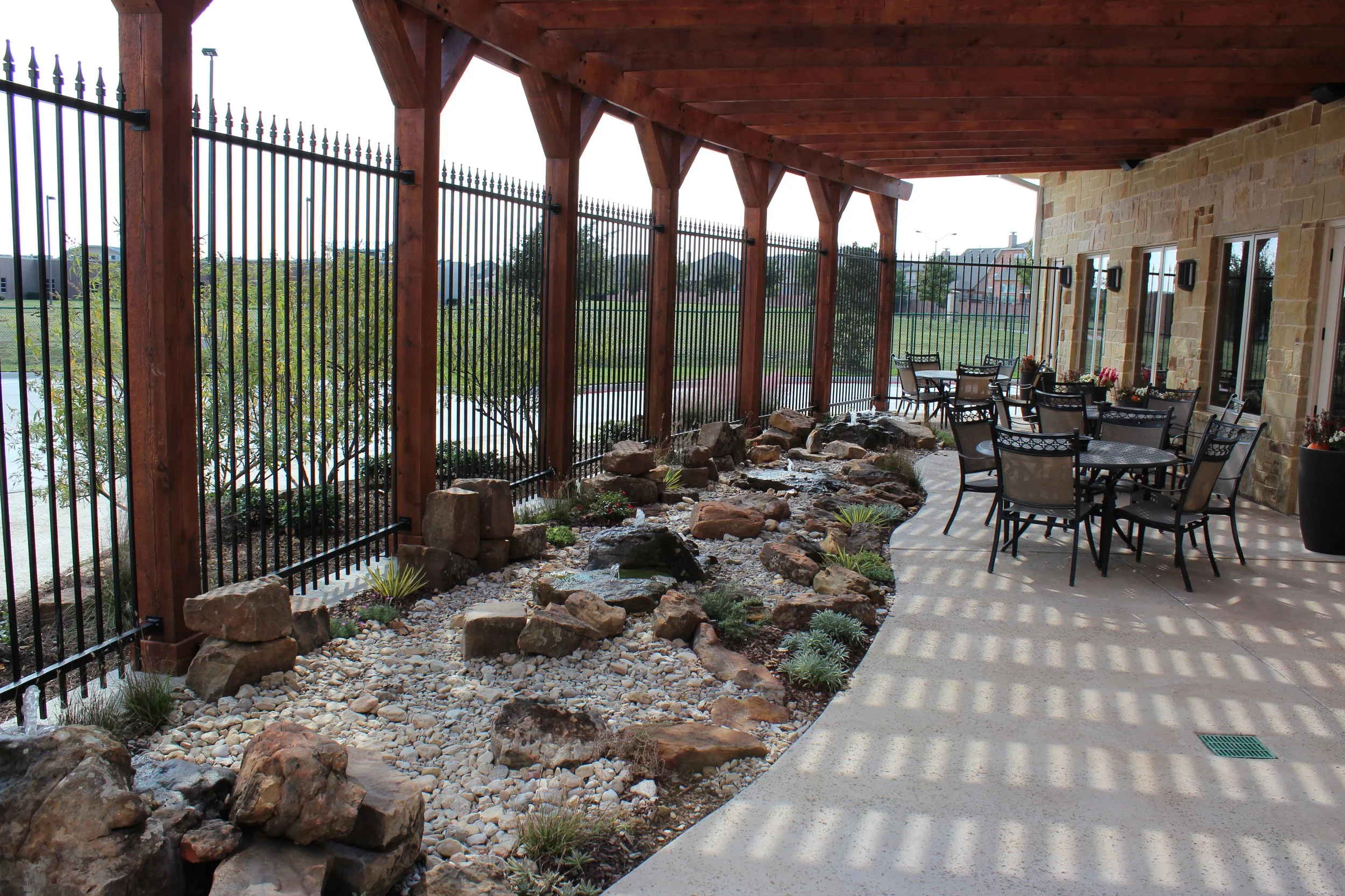 Hardscape Detail: Custom Stonework and Structural Grading for the Grand Peninsula Project