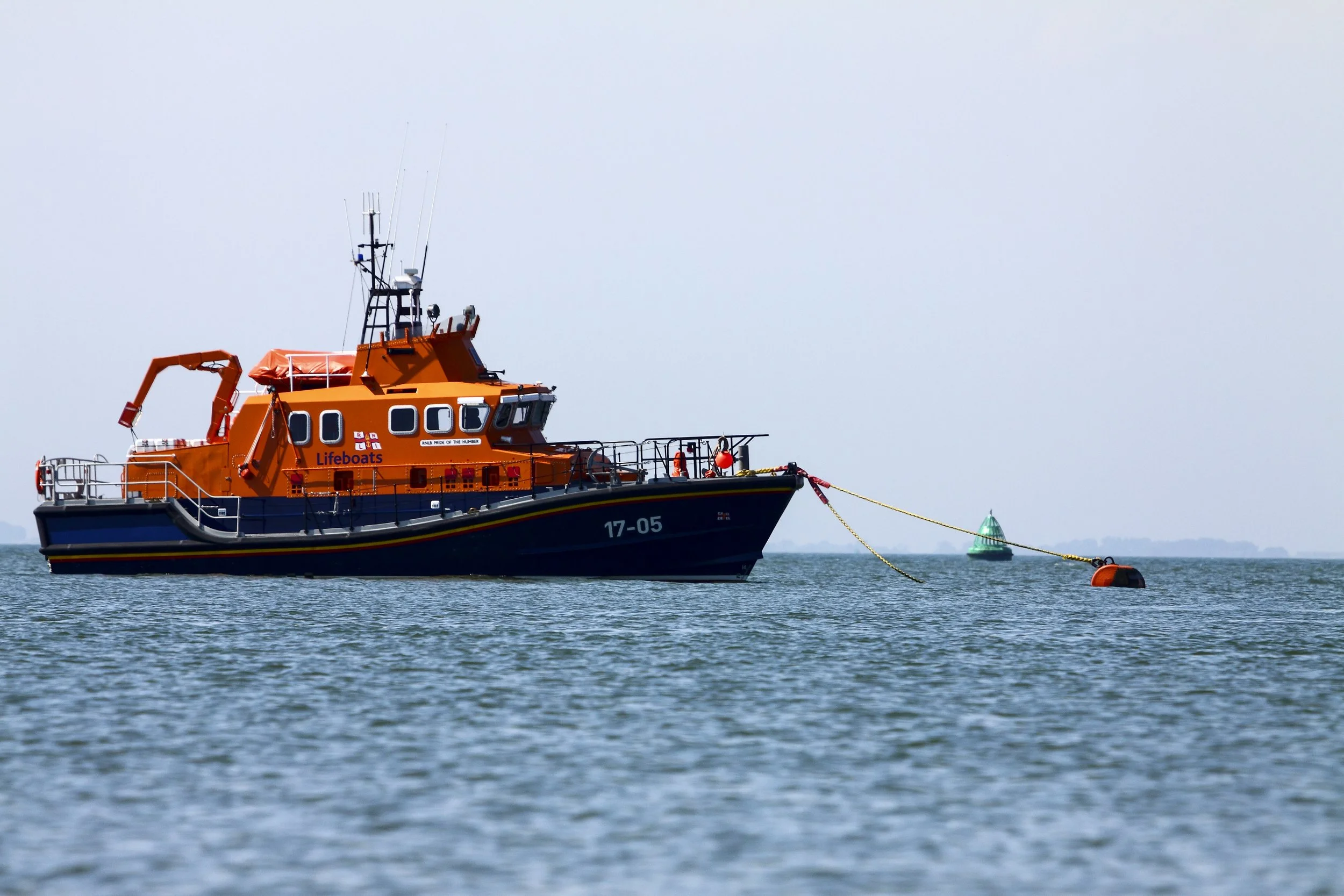 RNLI boat at sea