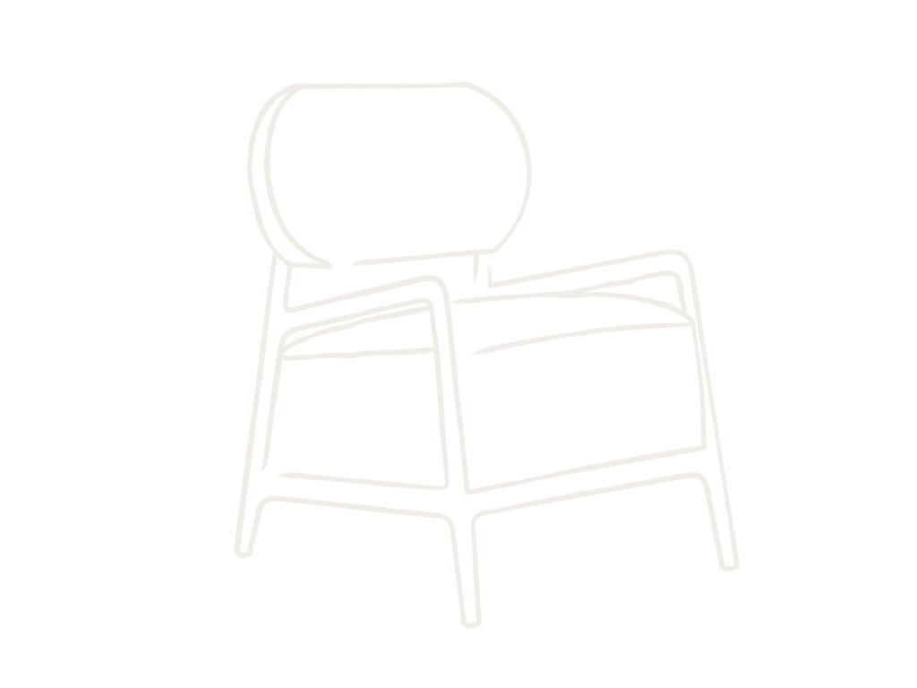 Fauteuil design illustrant l'engagement satisfaction client du studio Valla & Long, architectes d'intérieur à Paris et Barcelone